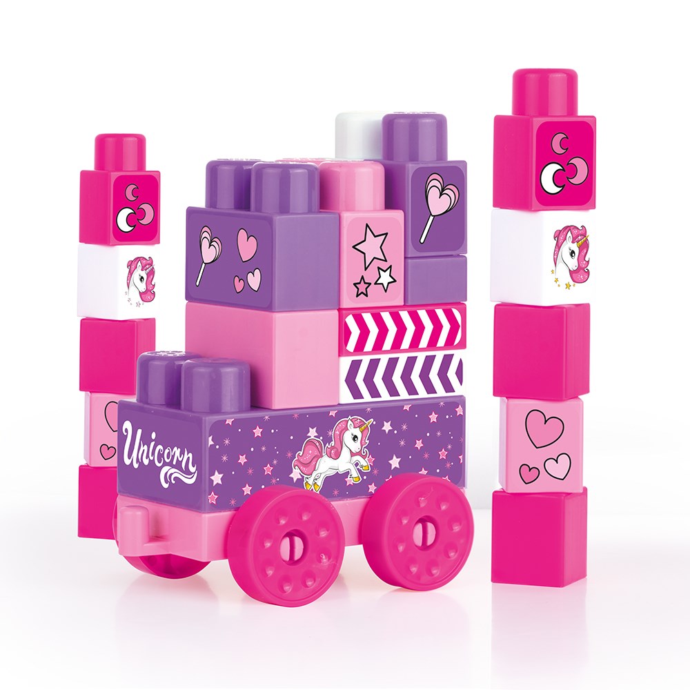 Dolu Unicorn Kutuda Mega Blok 25'li 
