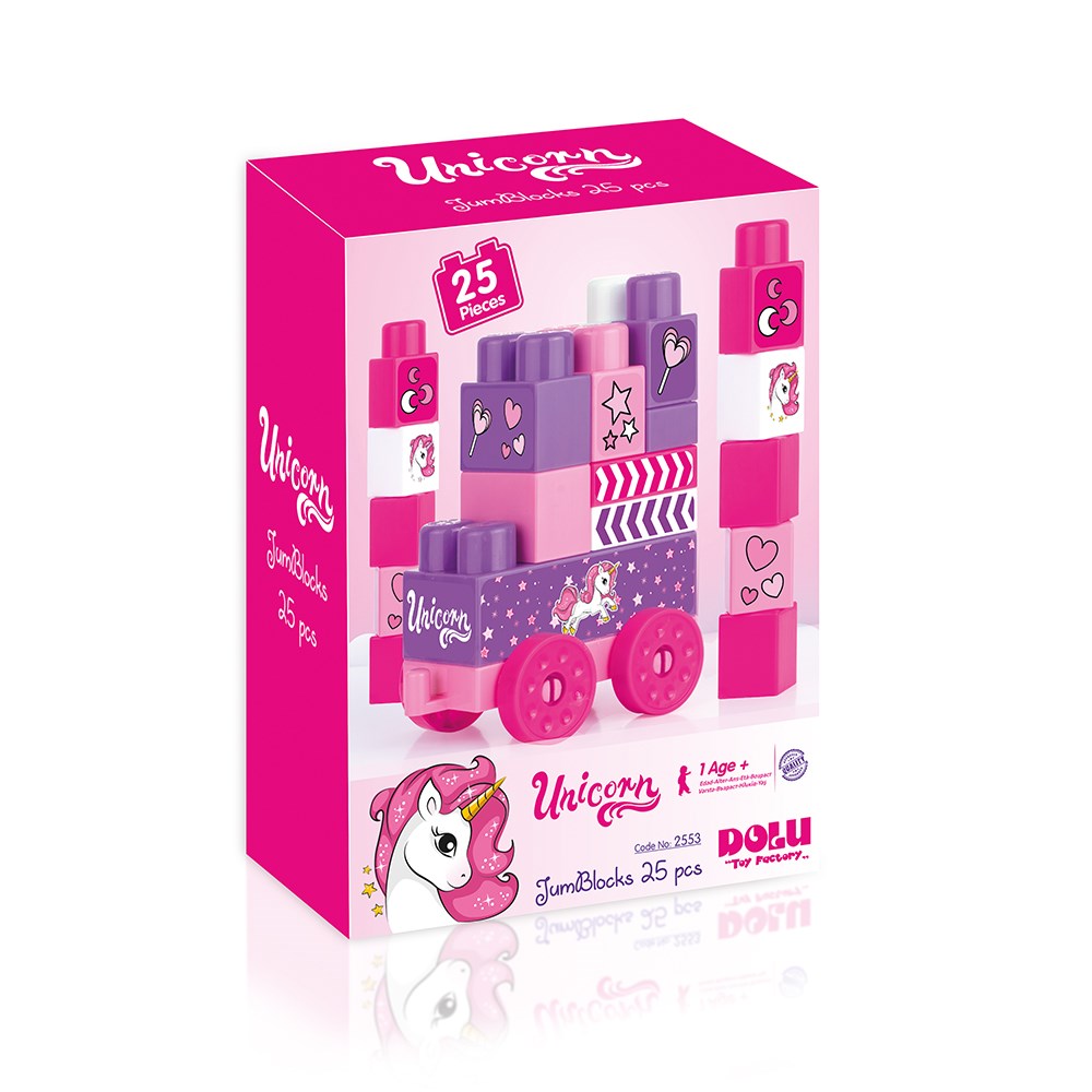 Dolu Unicorn Kutuda Mega Blok 25'li 