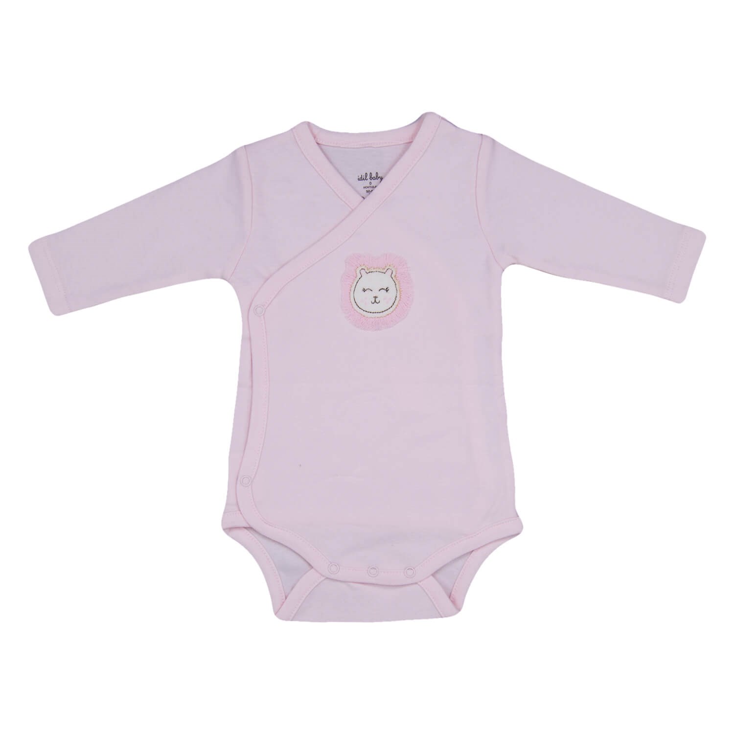 İdil Baby Uzun Kollu Bebek Zıbın Body 13570 Pembe