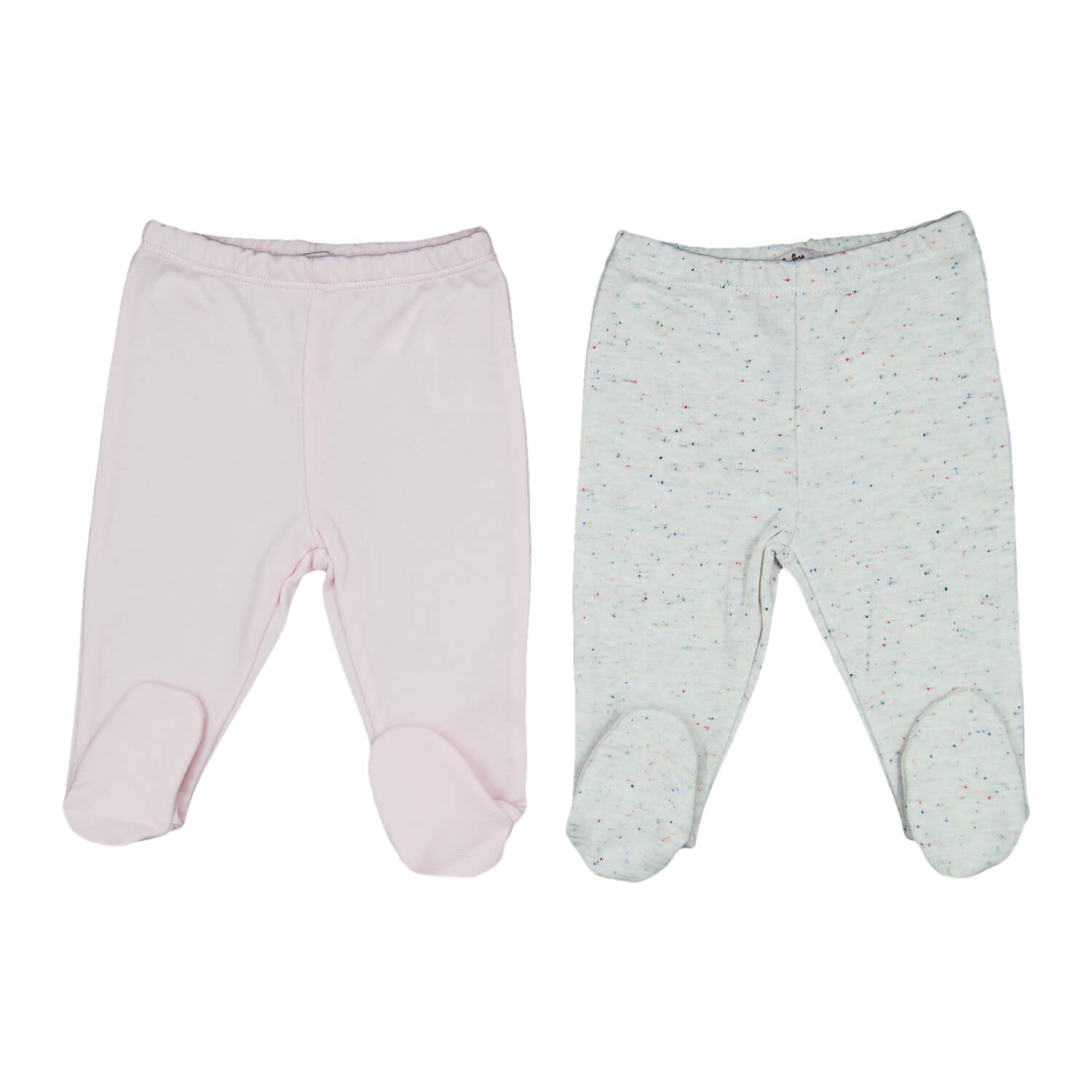 İdil Baby 2'li Patikli Bebek Pantolonu 13561 Pembe