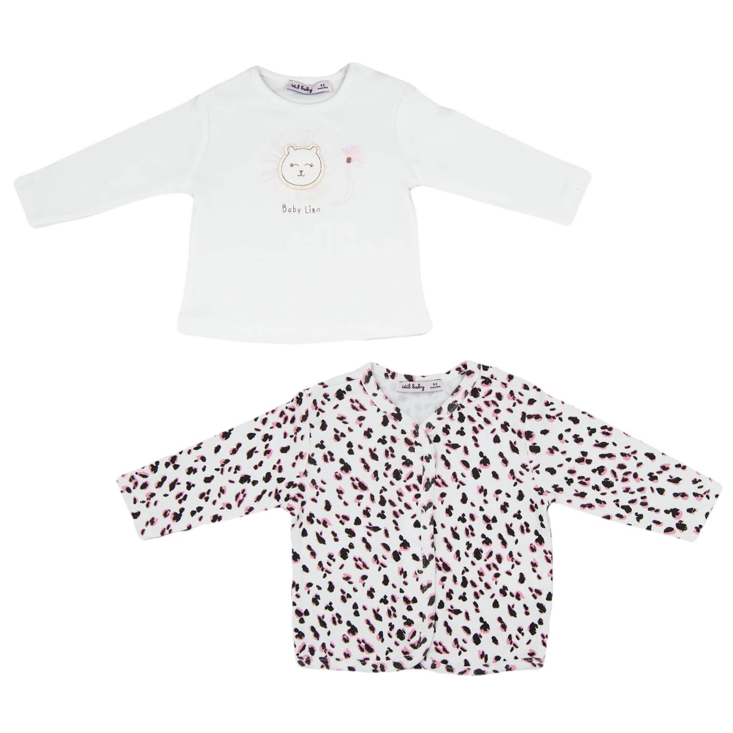 İdil Baby Bebek Hırka ve Bluz Takımı 13566 Leopar