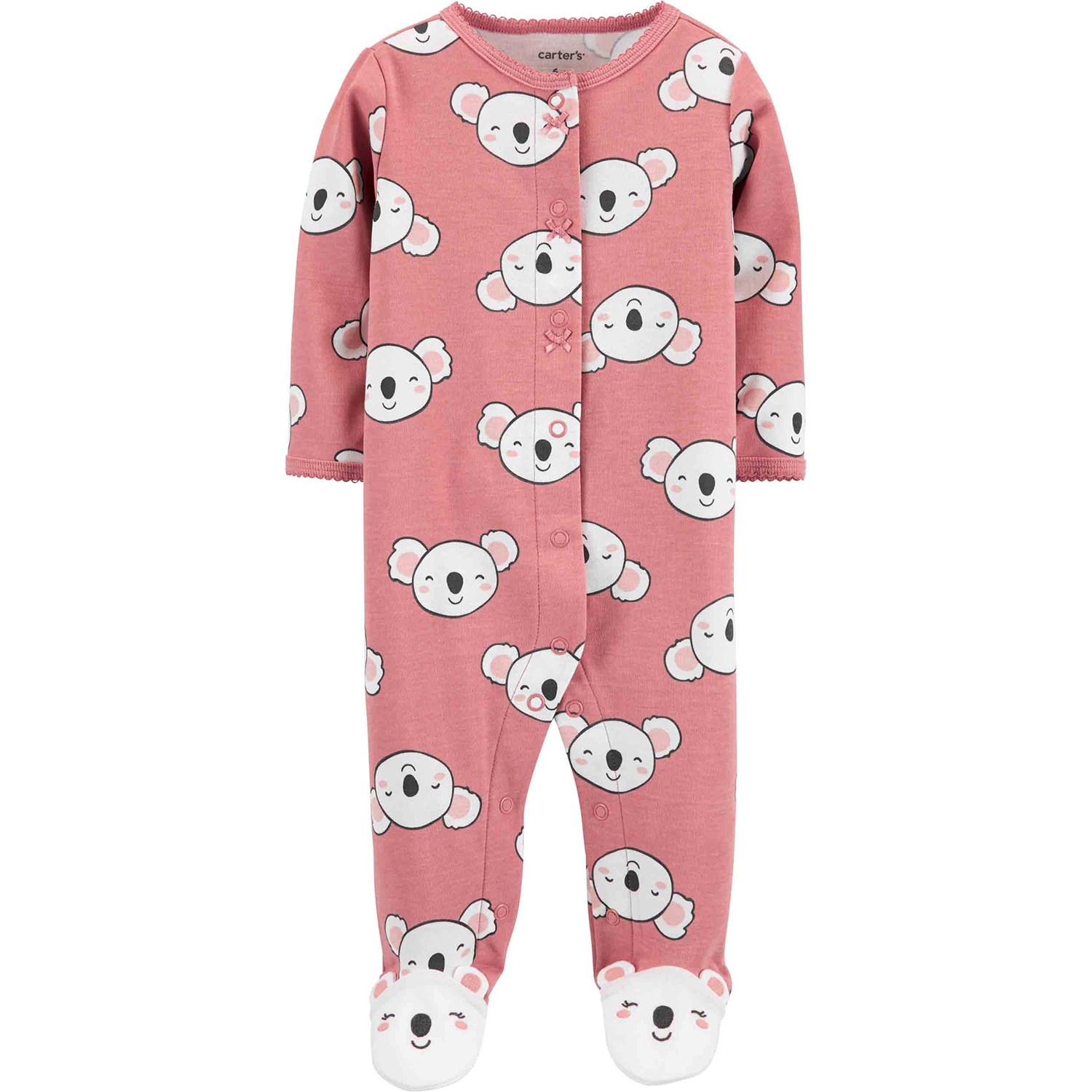 Carter's Koala Patikli Bebek Tulumu Pembe