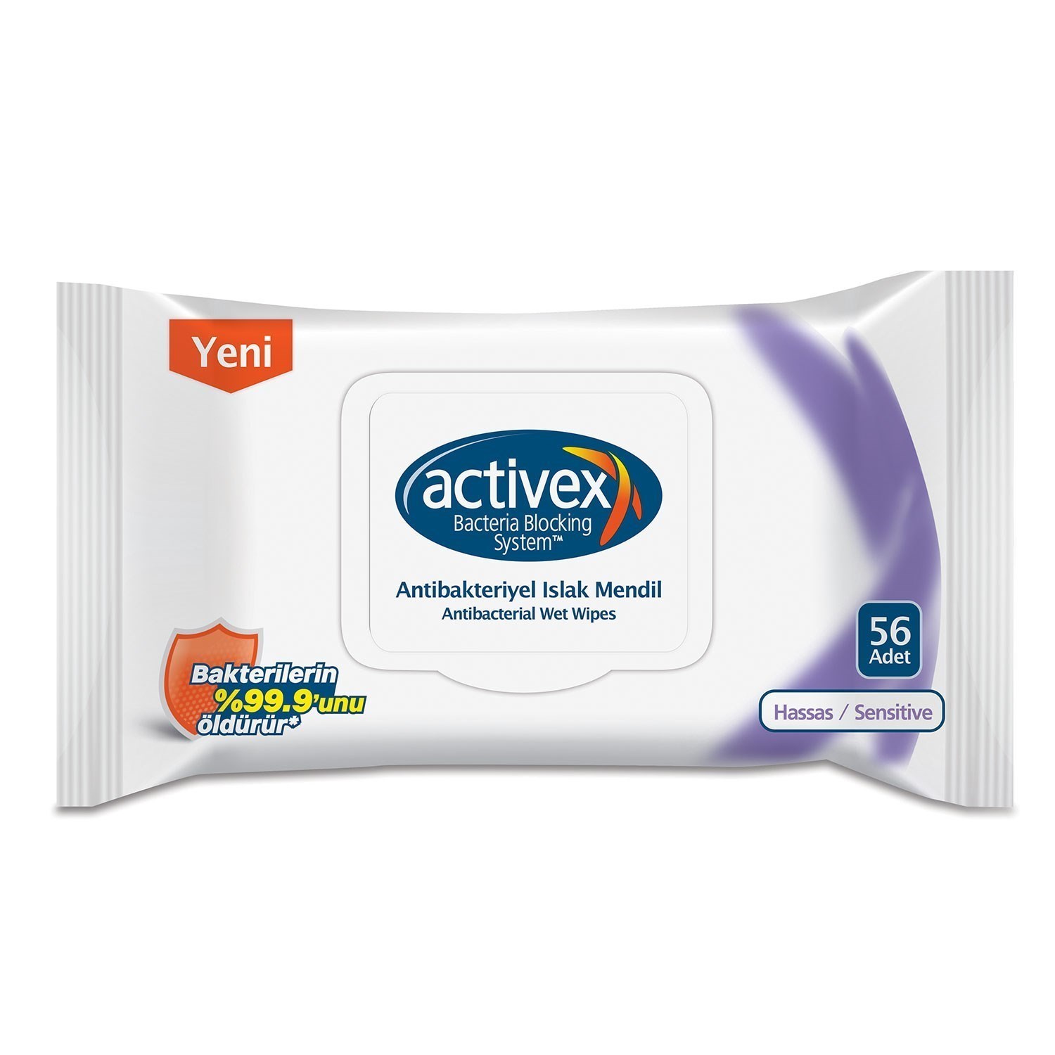 Activex Antibakteriyel Islak Mendil Hassas 56 Yaprak 