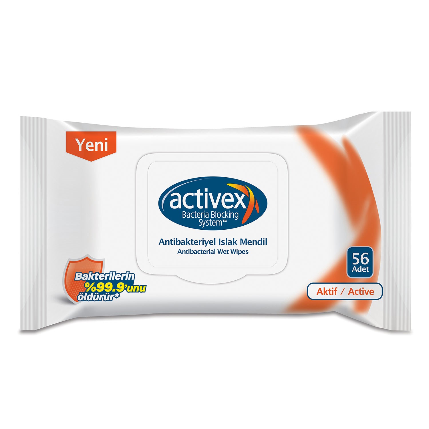 Activex Antibakteriyel Islak Mendil Aktif 56 Yaprak 