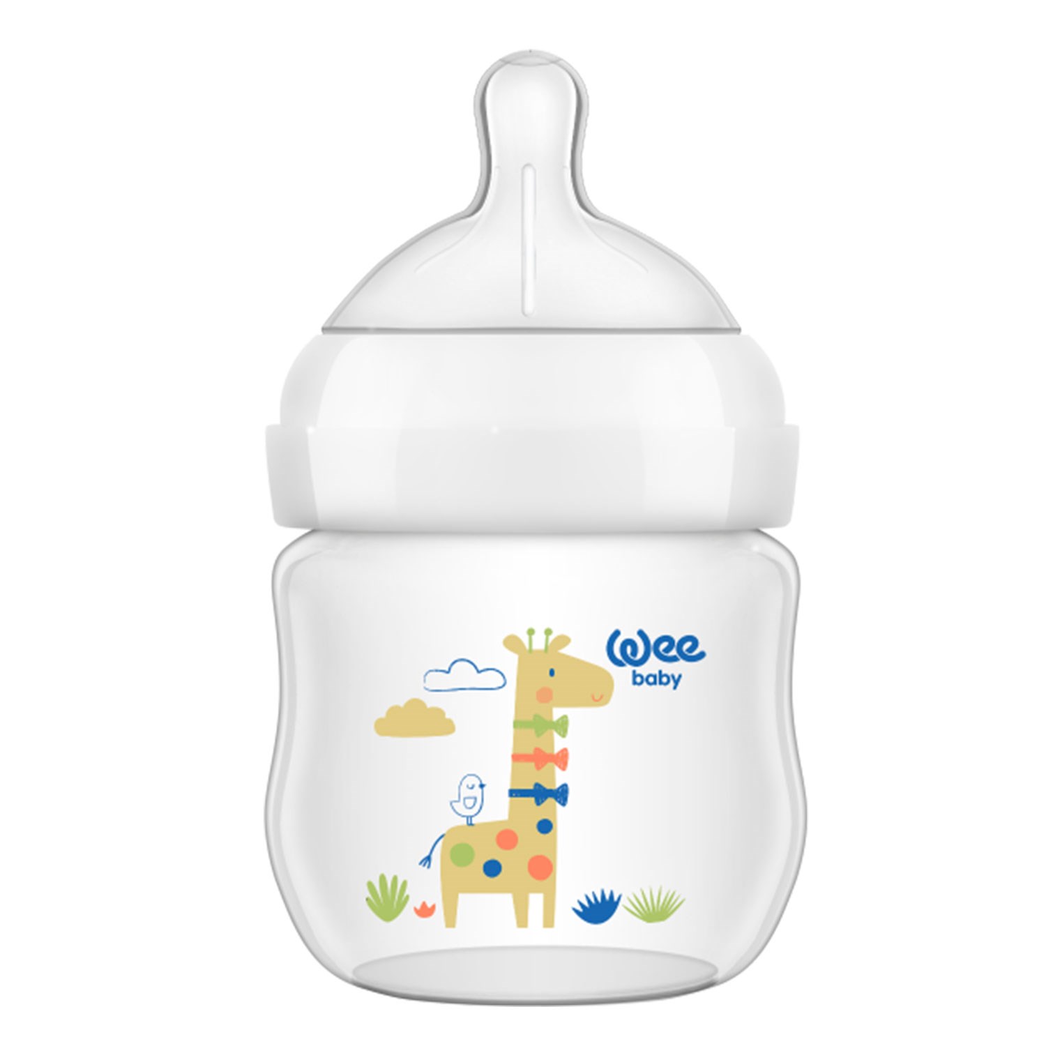 Wee Baby Natural PP Biberon 125 ml 142 Beyaz