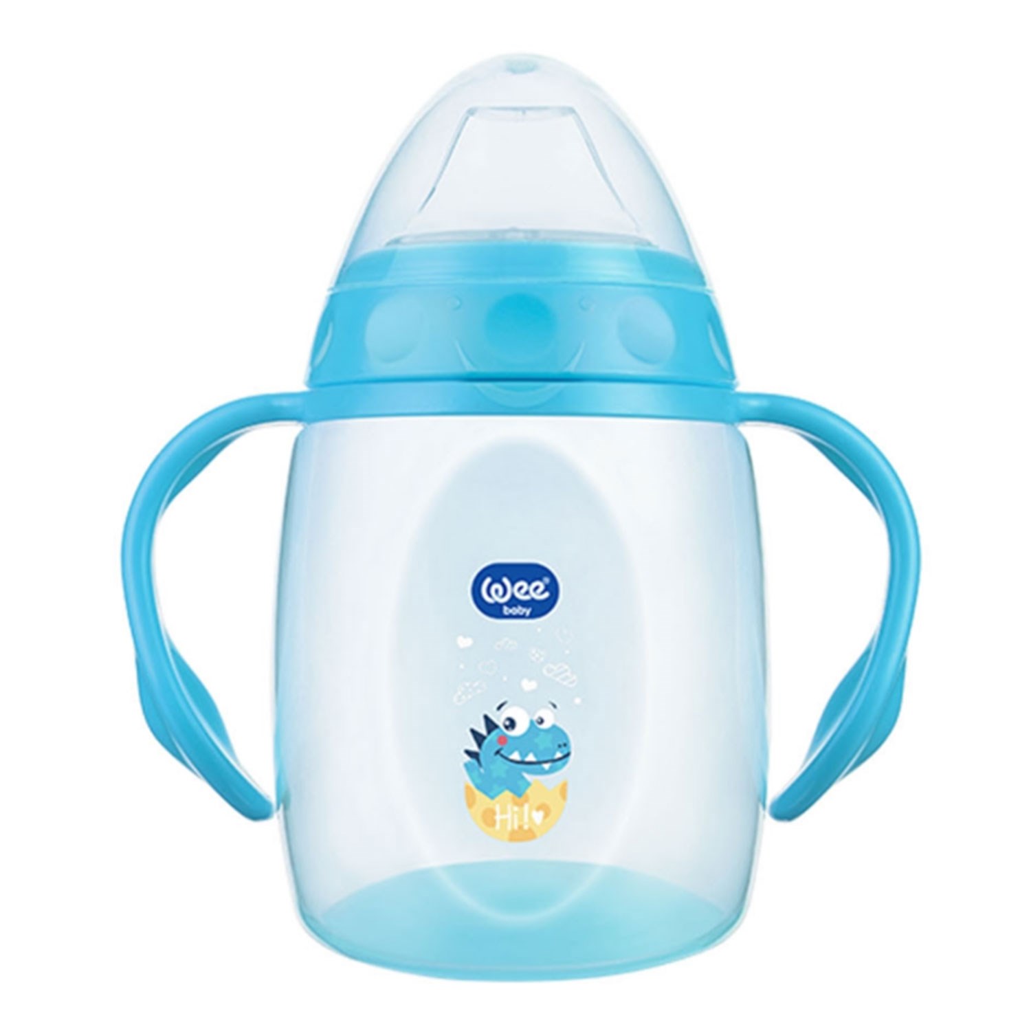 Wee Baby Kulplu Alıştırma Bardağı 250 ml 169 Mavi