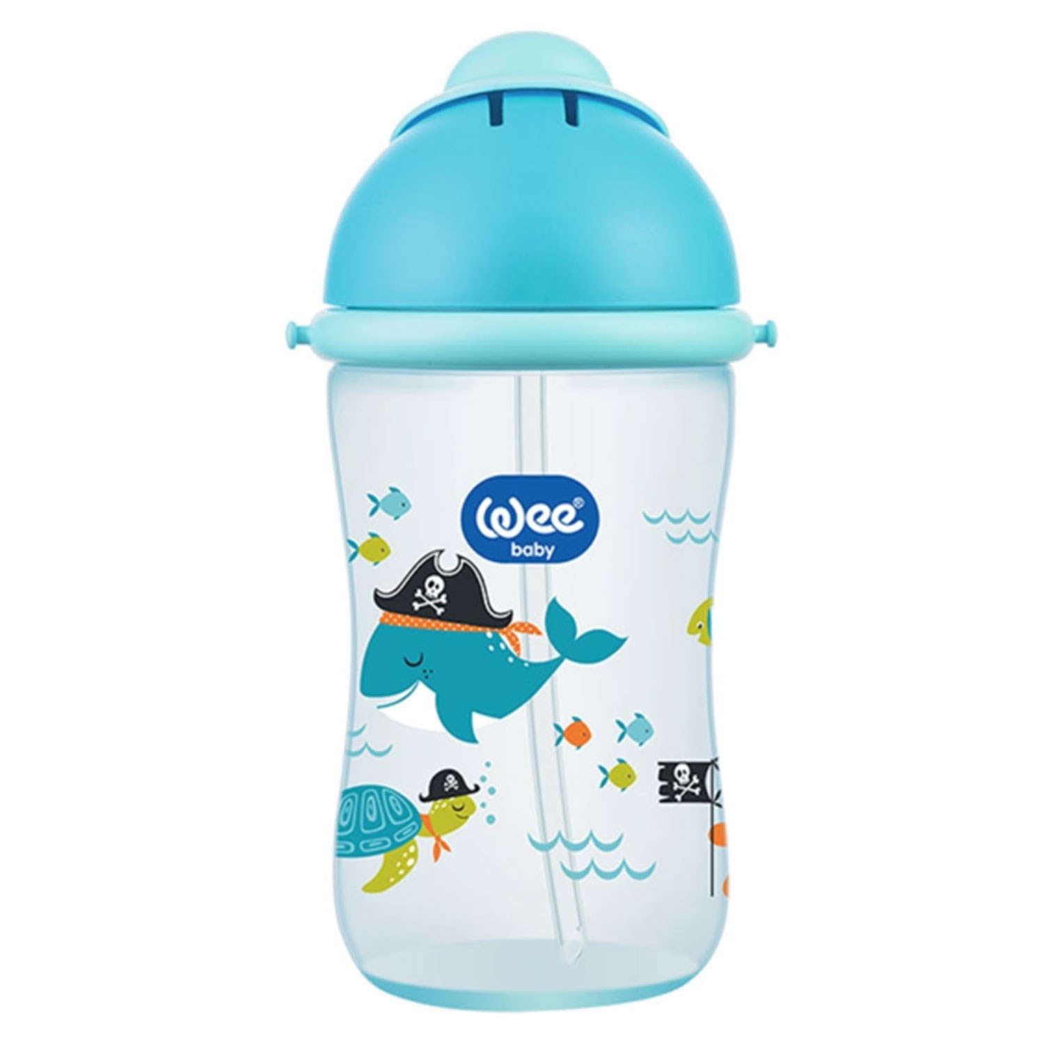 Wee Baby Pipetli Bardak 380 ml 171 Mavi