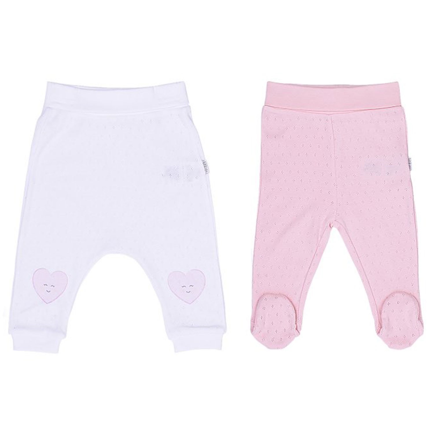 Kitikate Dreams Summer 2'li Bebek Pantolonu S63486 Beyaz-Pembe