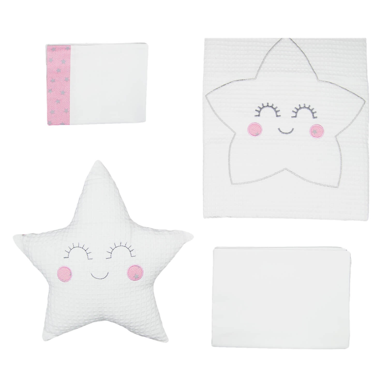 Bibaby Yıldızlı Pike Takımı 69080 Pembe
