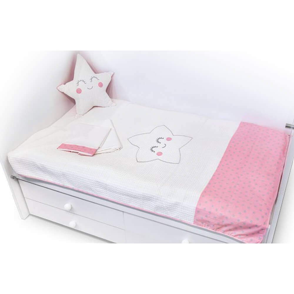 Bibaby Yıldızlı Pike Takımı 69080 Pembe