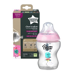 Tommee Tippee PP Closer to Nature Biberon 260 ml Pembe