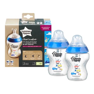 Tommee Tippee PP Closer to Nature Biberon 2'li 260 ml Mavi