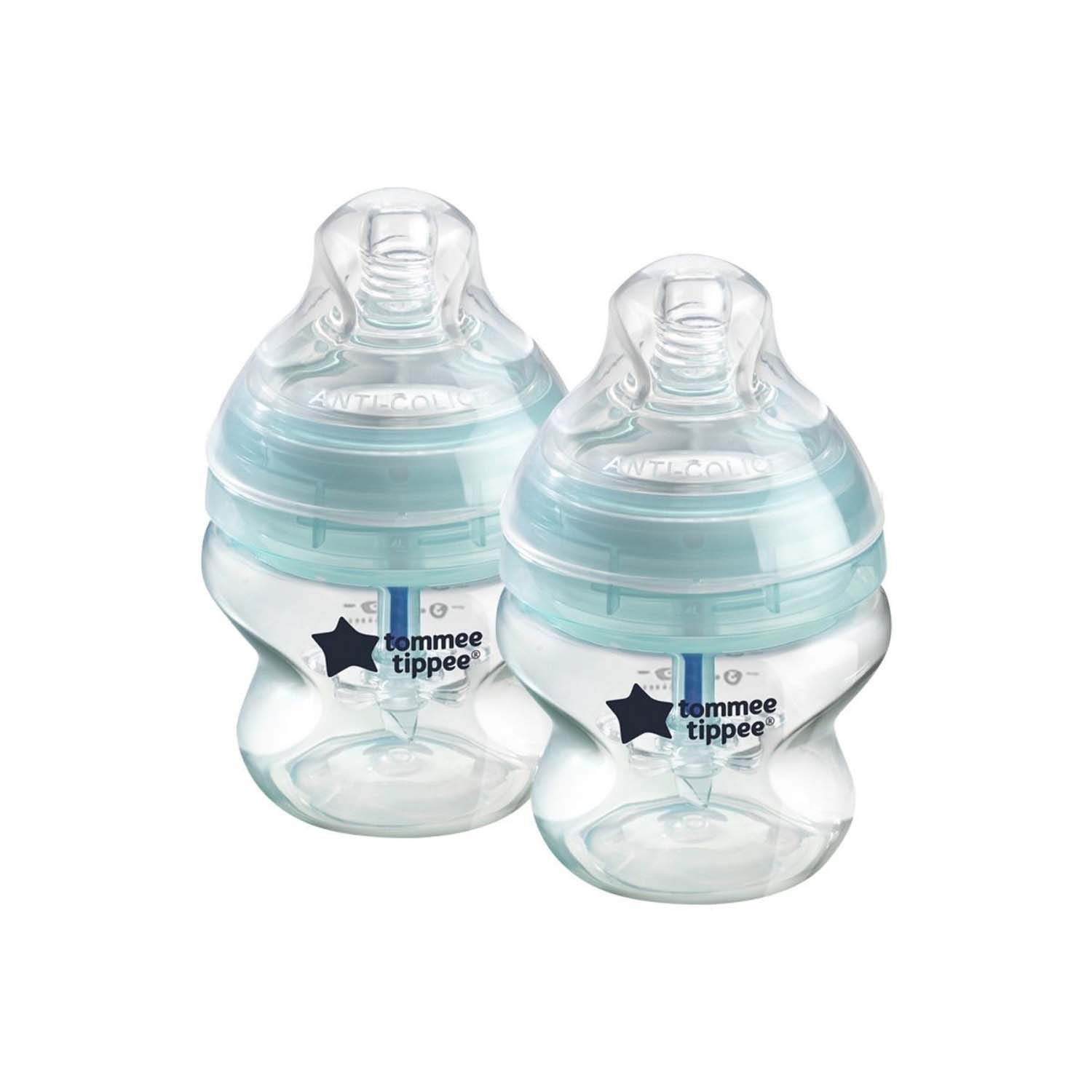 Tommee Tippee 2'li Gelişmiş Antikolik Biberon 150 Ml Turkuaz