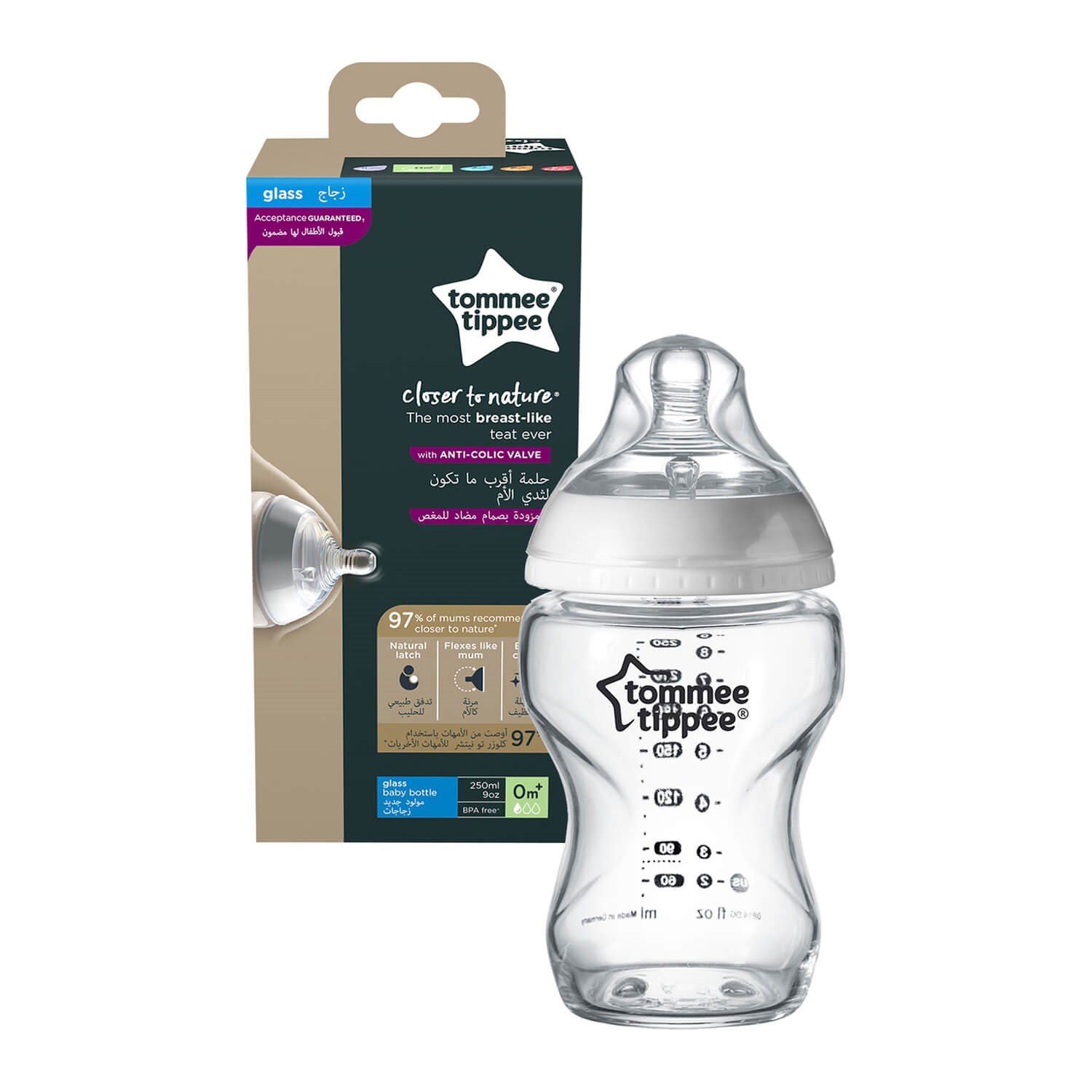 Tommee Tippee PP Closer to Nature Biberon 340 ml Beyaz