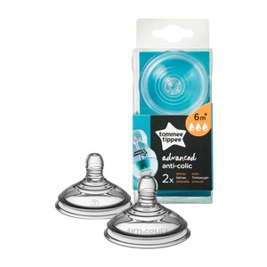 Tommee Tippee Antikolik Biberon Emziği 2'li Hızlı Akış 