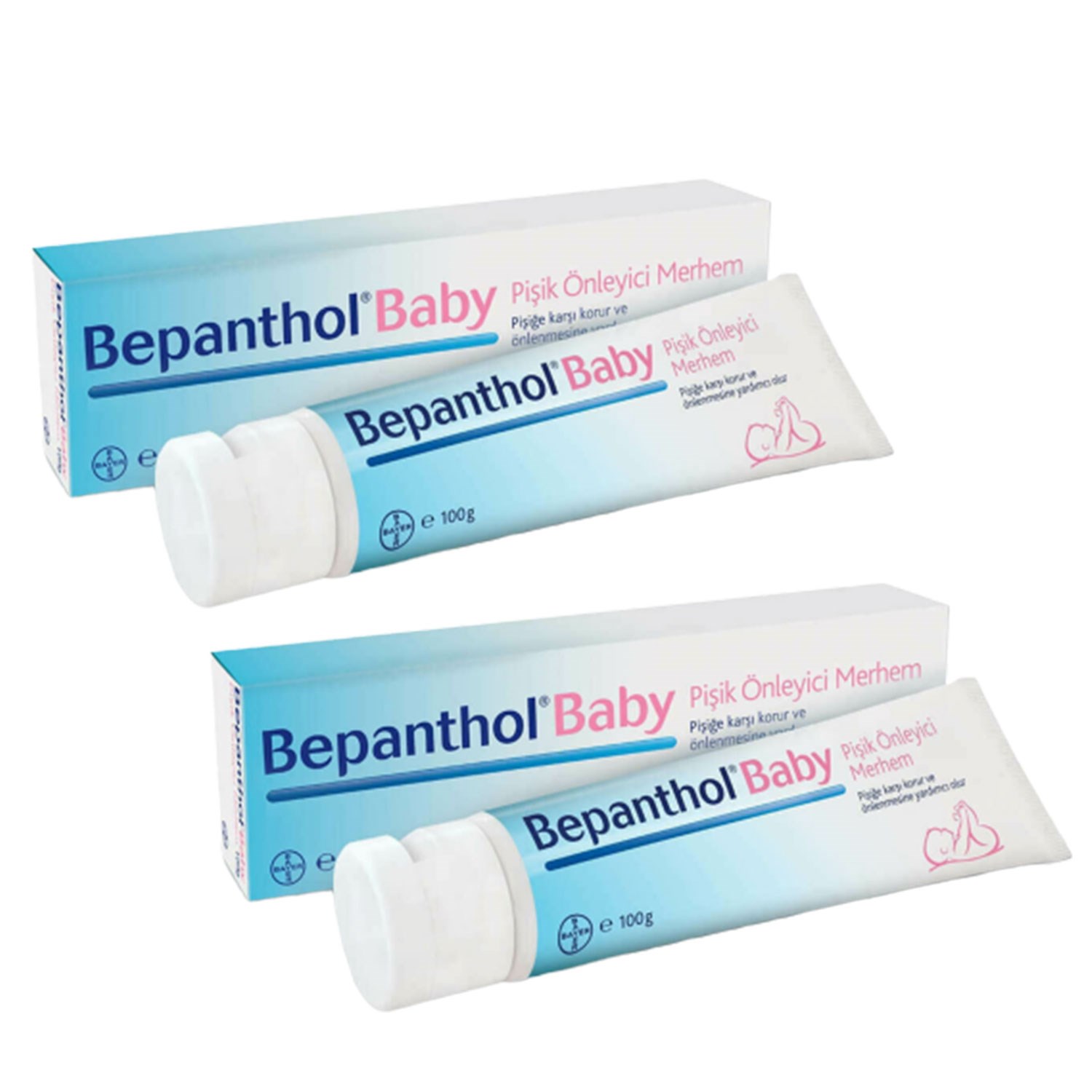 Bepanthol Baby Pişik Önleyici Merhem 100 gr 2 Adet 