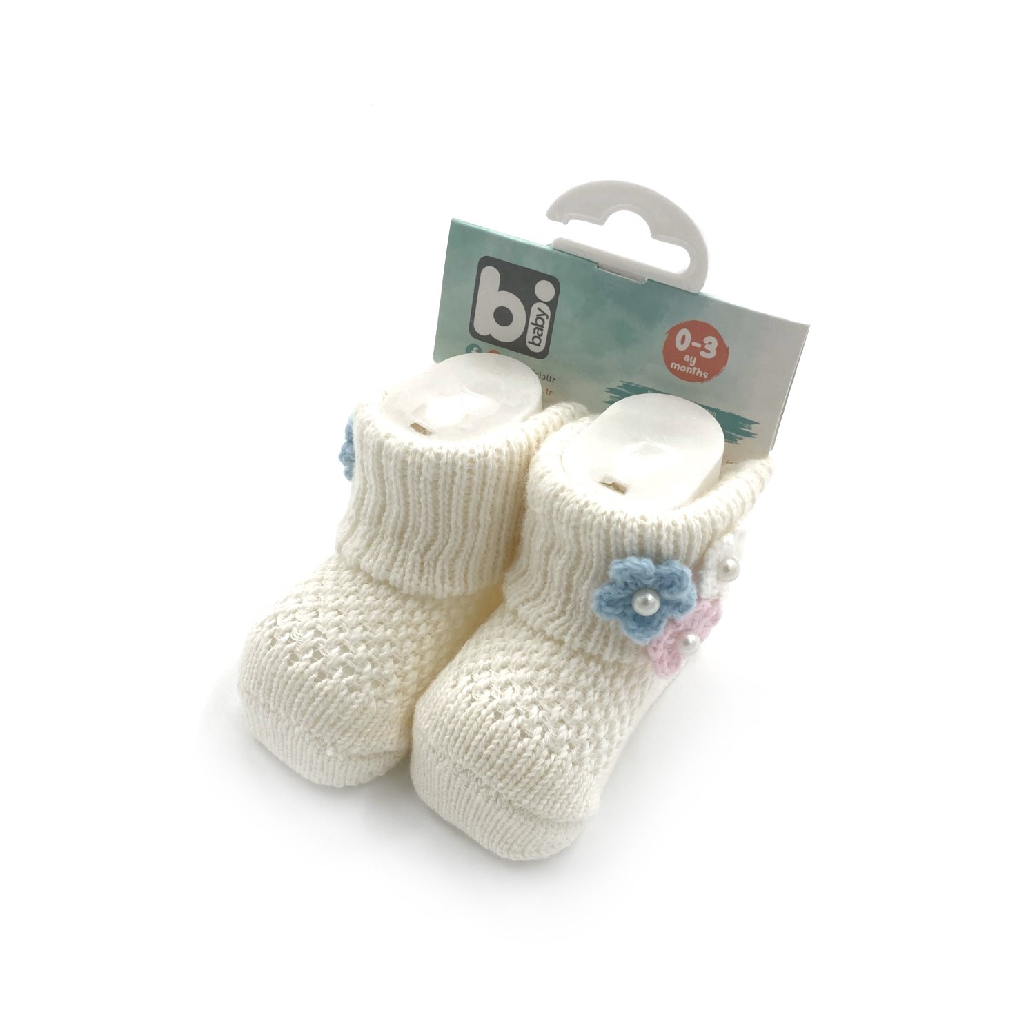 Bibaby Çiçekli Bebek Çorabı 68300