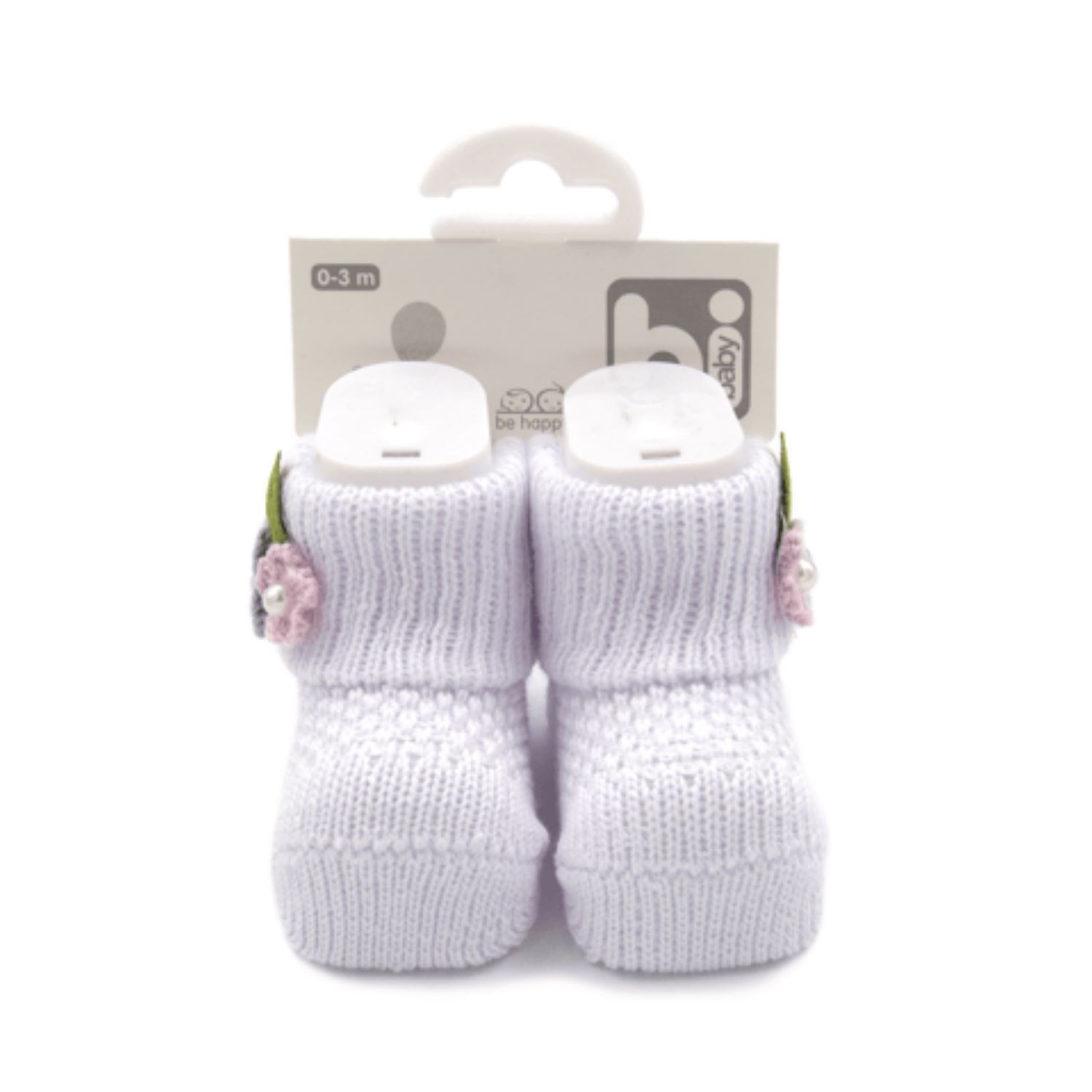 Bibaby Çiçekli Bebek Çorabı 68300