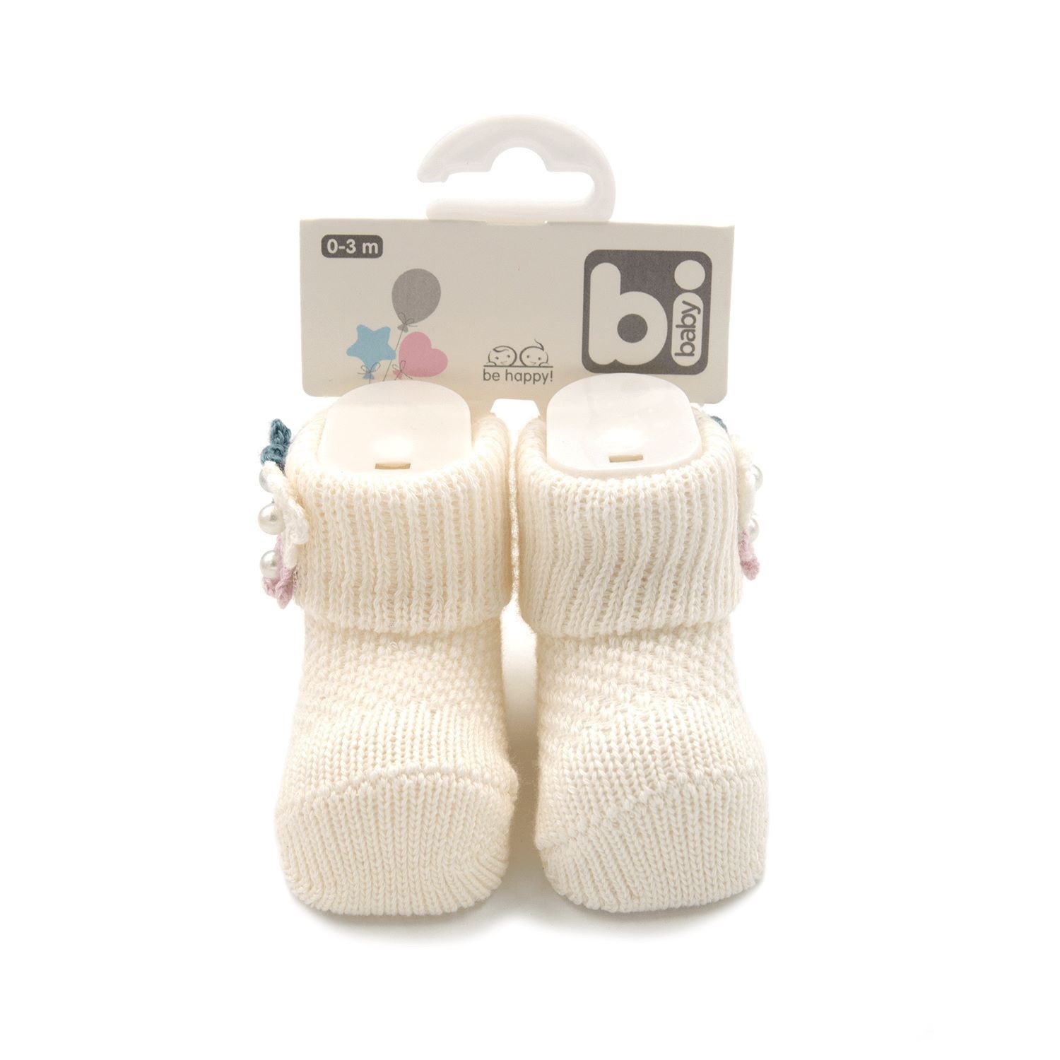 Bibaby Çiçekli Bebek Çorabı 68300