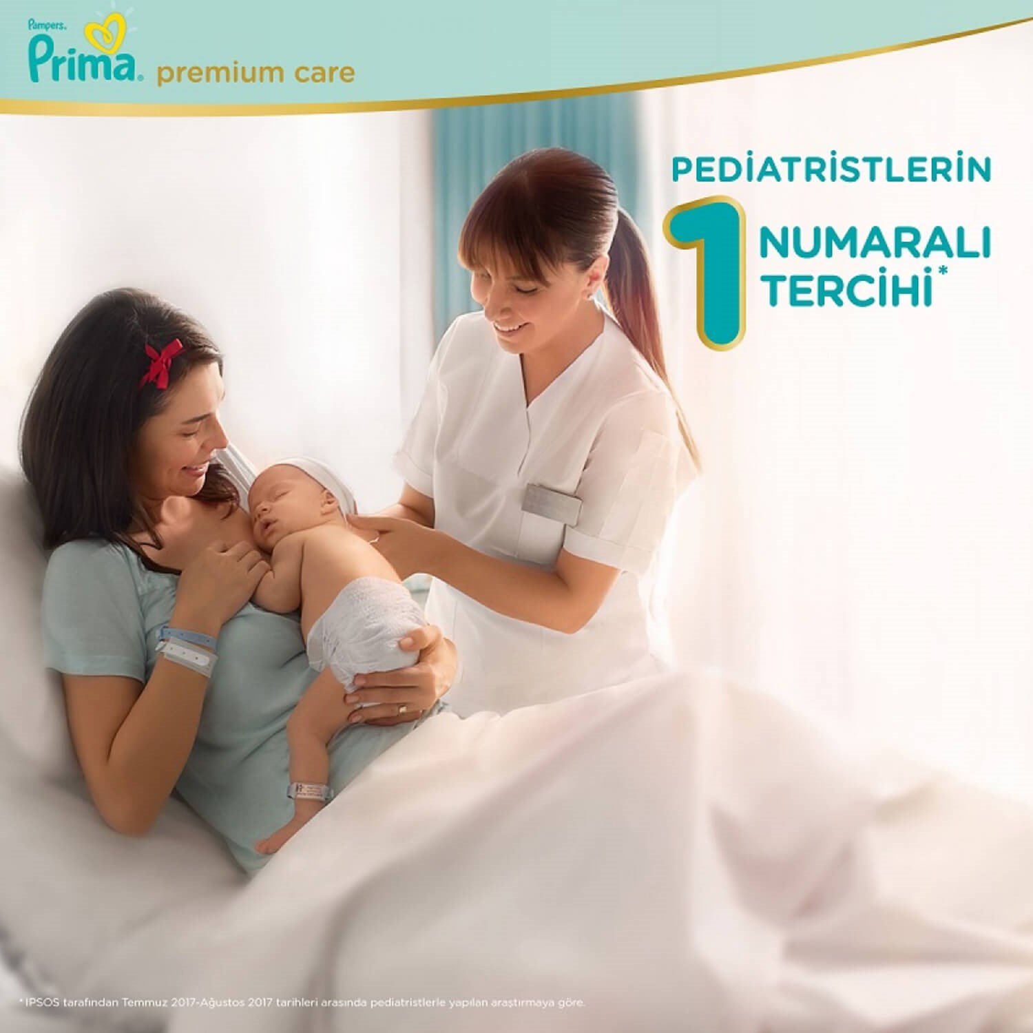 Prima Bebek Bezi Premium Care 1 Beden Yenidoğan Paketi 70 Adet 