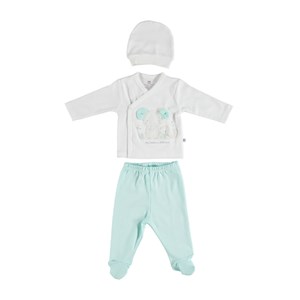 Bibaby My Family 3'Lü Bebek Zıbın Takımı 73164 Mint