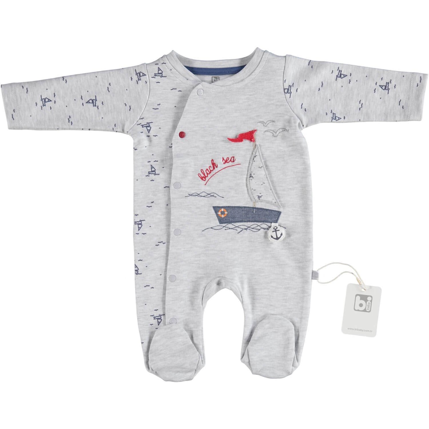 Bibaby BlackSea Bebek Tulumu 60447 Gri