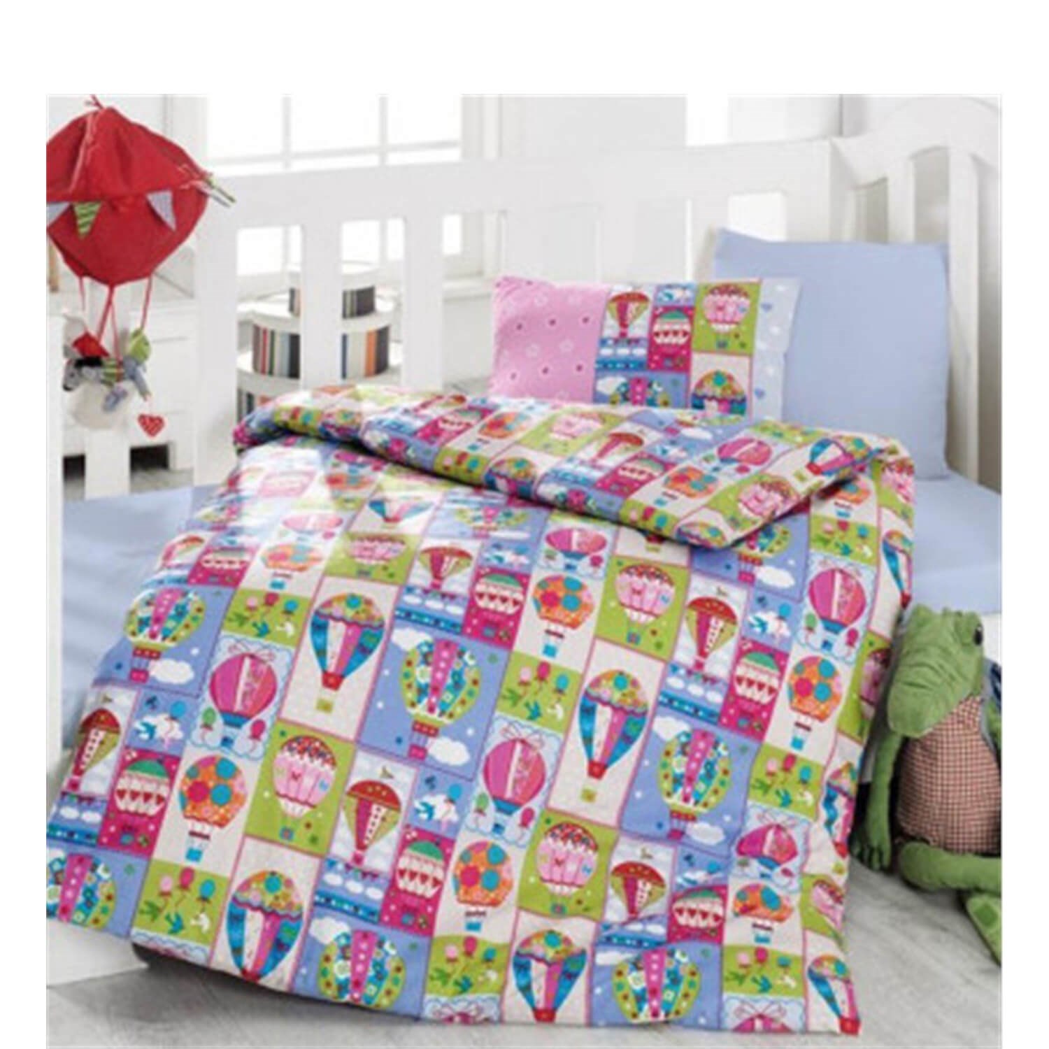 Coton Box 2000 Bebek Nevresim Takımı 100x150 Çok Renkli