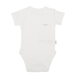 Kiti Kate Organik Basic Kısa Kollu Bebek Body S77022 Ekru