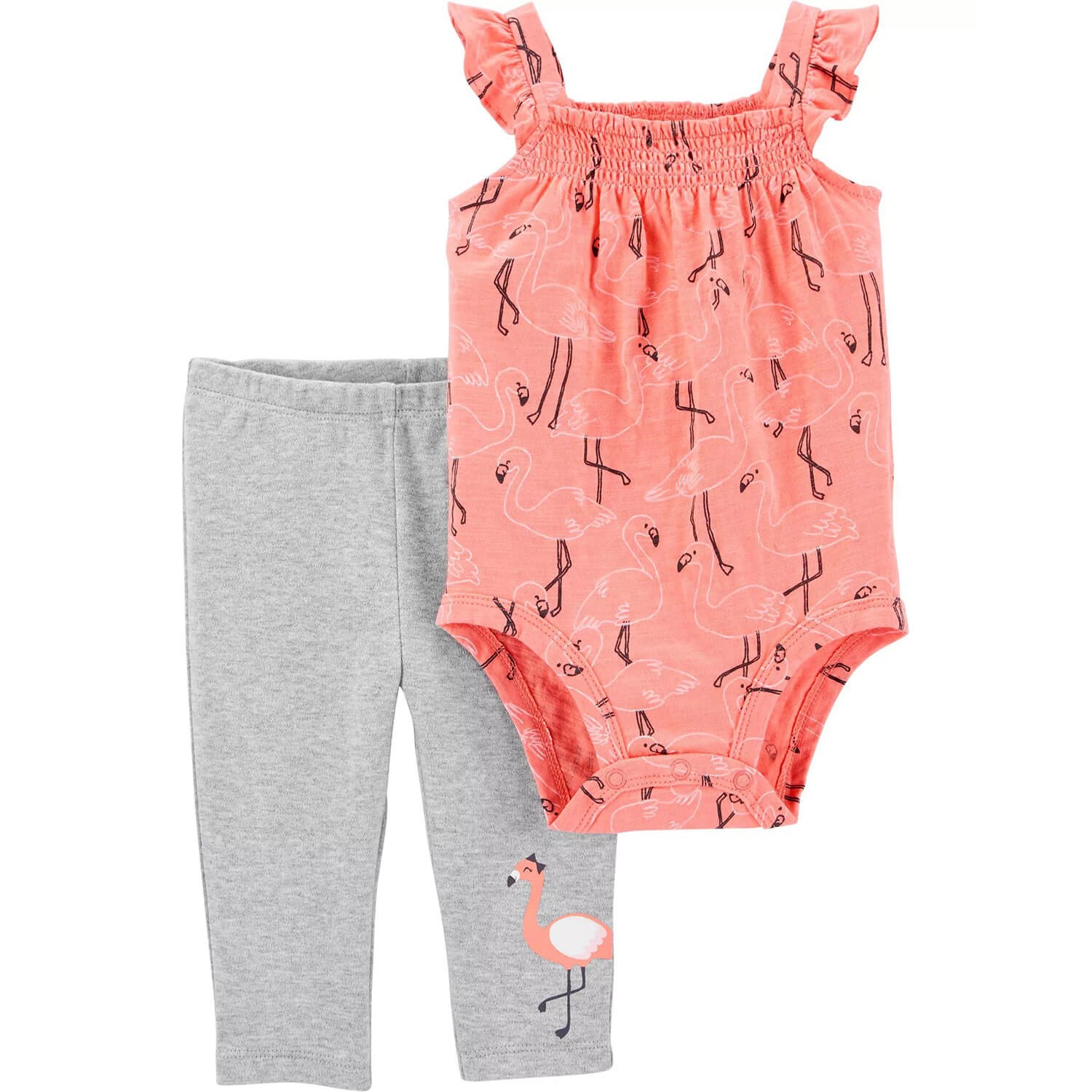 Carter's Flamingo 2'li Bebek Takımı Somon