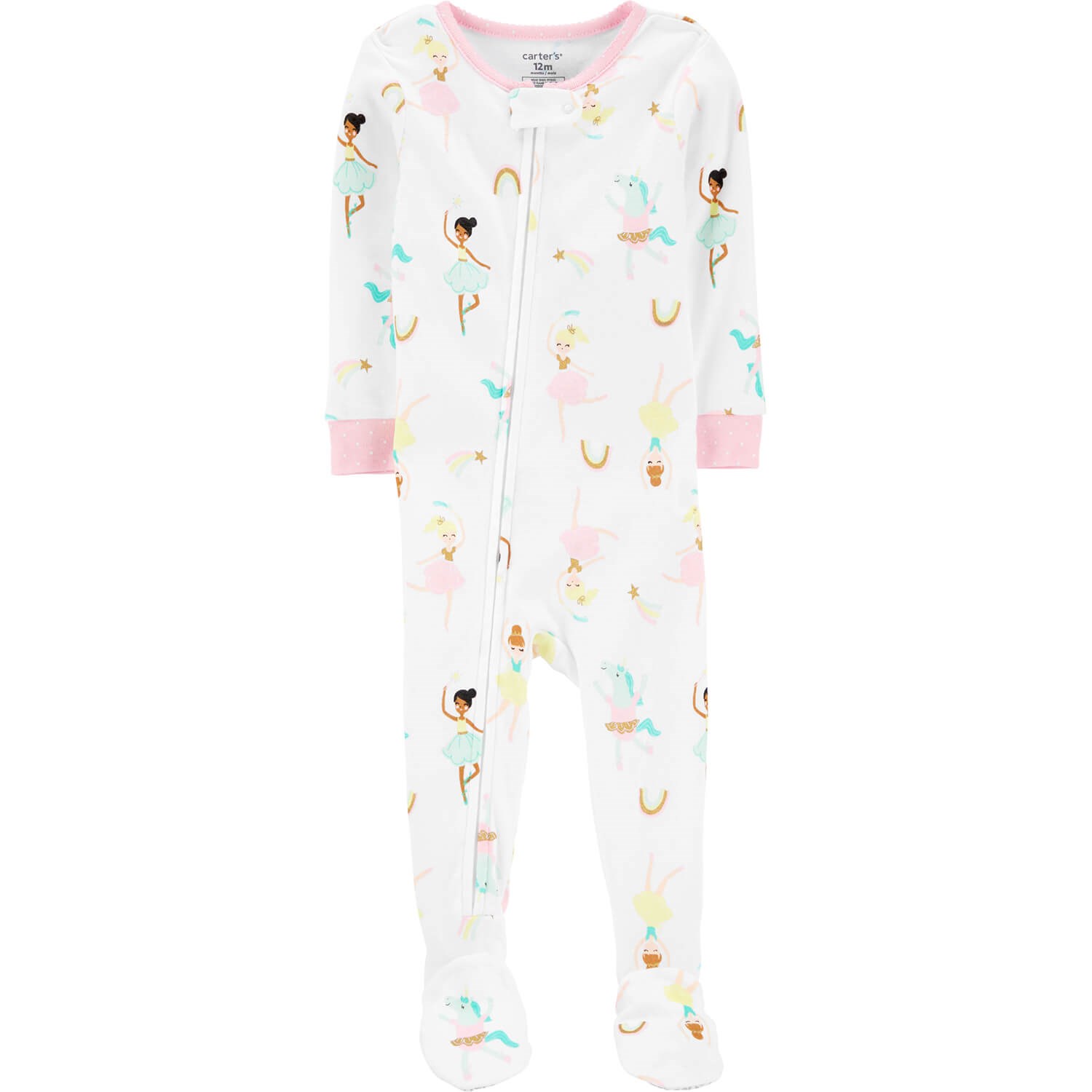 Carter's Balerin Patikli Bebek Tulumu Beyaz