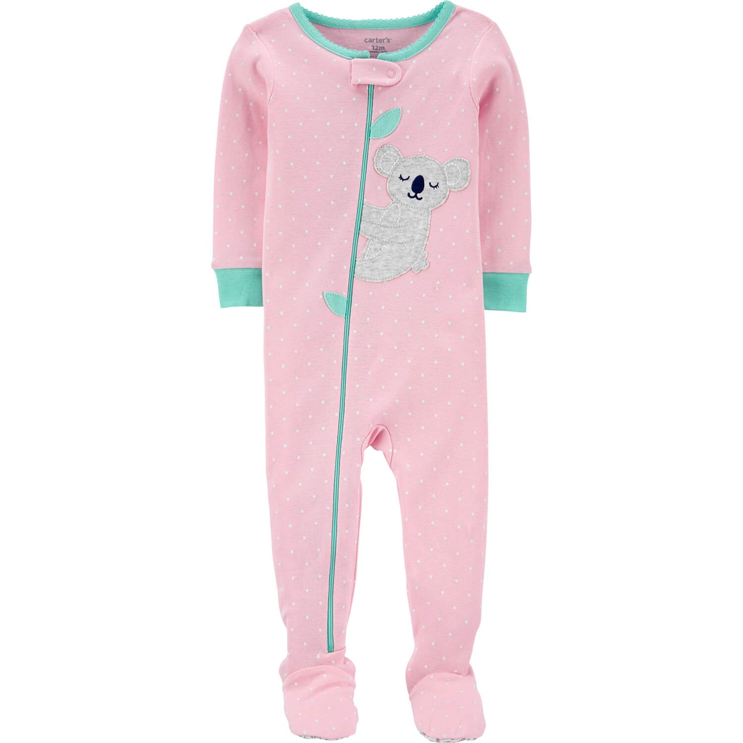 Carter's Koala Patikli Bebek Tulumu Pembe