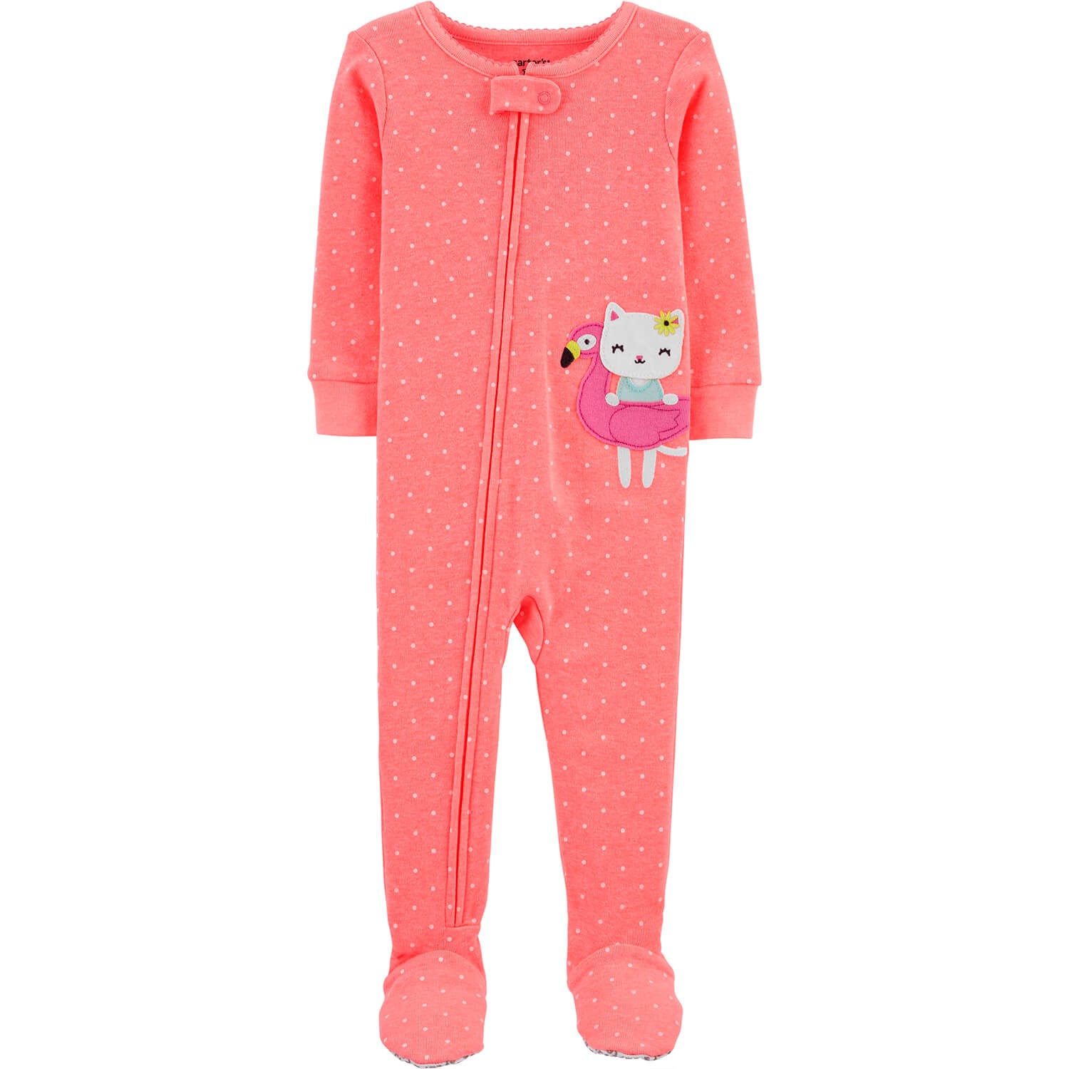Carter's Flamingo Kedili Patikli Bebek Tulumu Somon