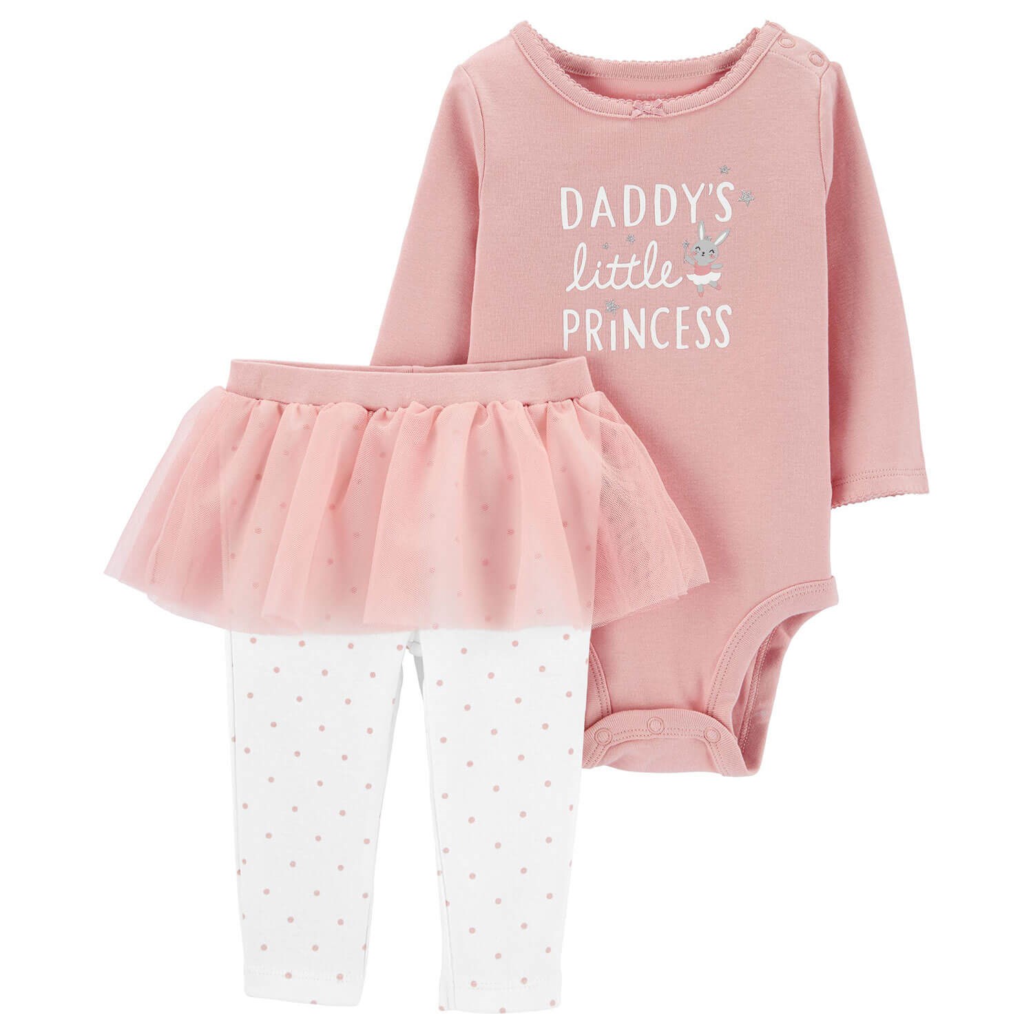 Carter's Prenses 2'li Bebek Takımı Beyaz-Pembe
