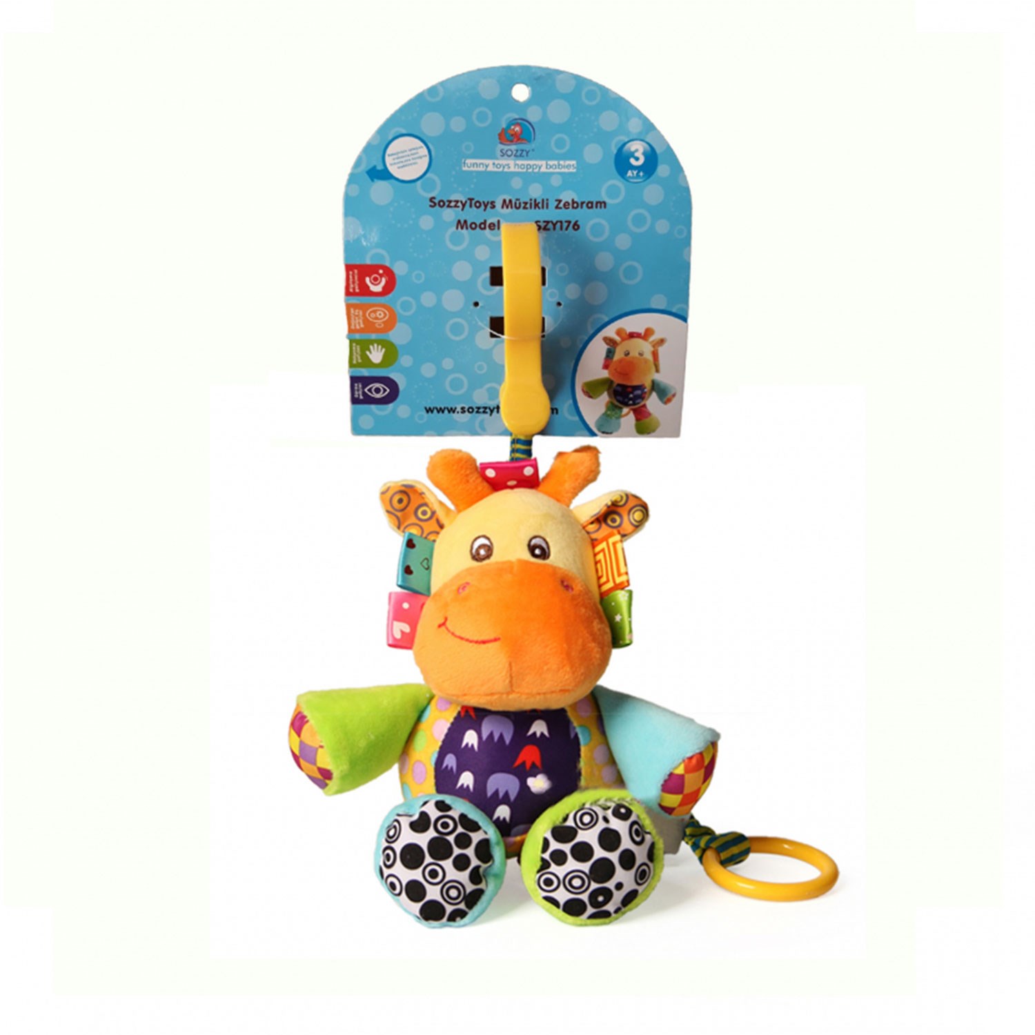 Sozzy Toys Müzikli Zebram SZY176 