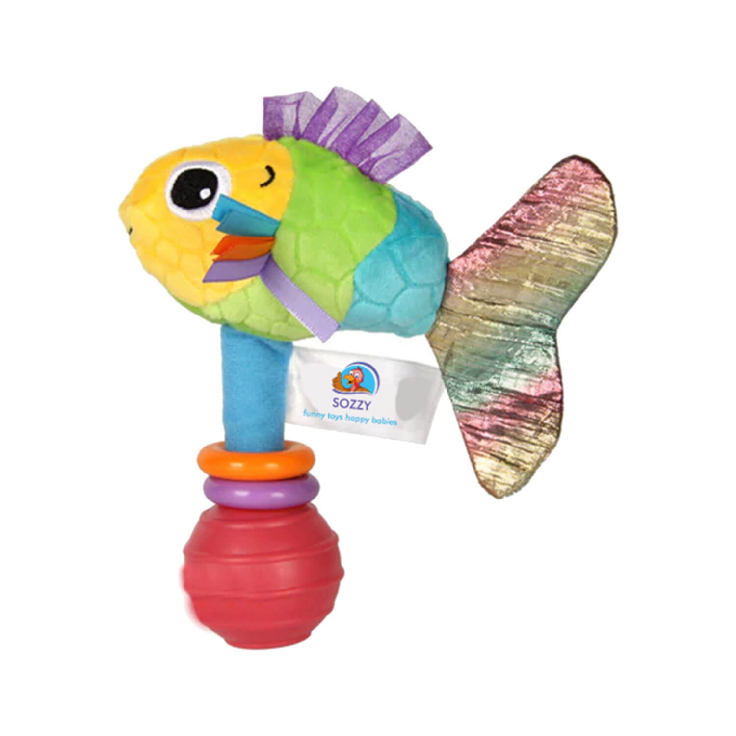 Sozzy Toys Çıngıraklı Renkli Balık SZY180 