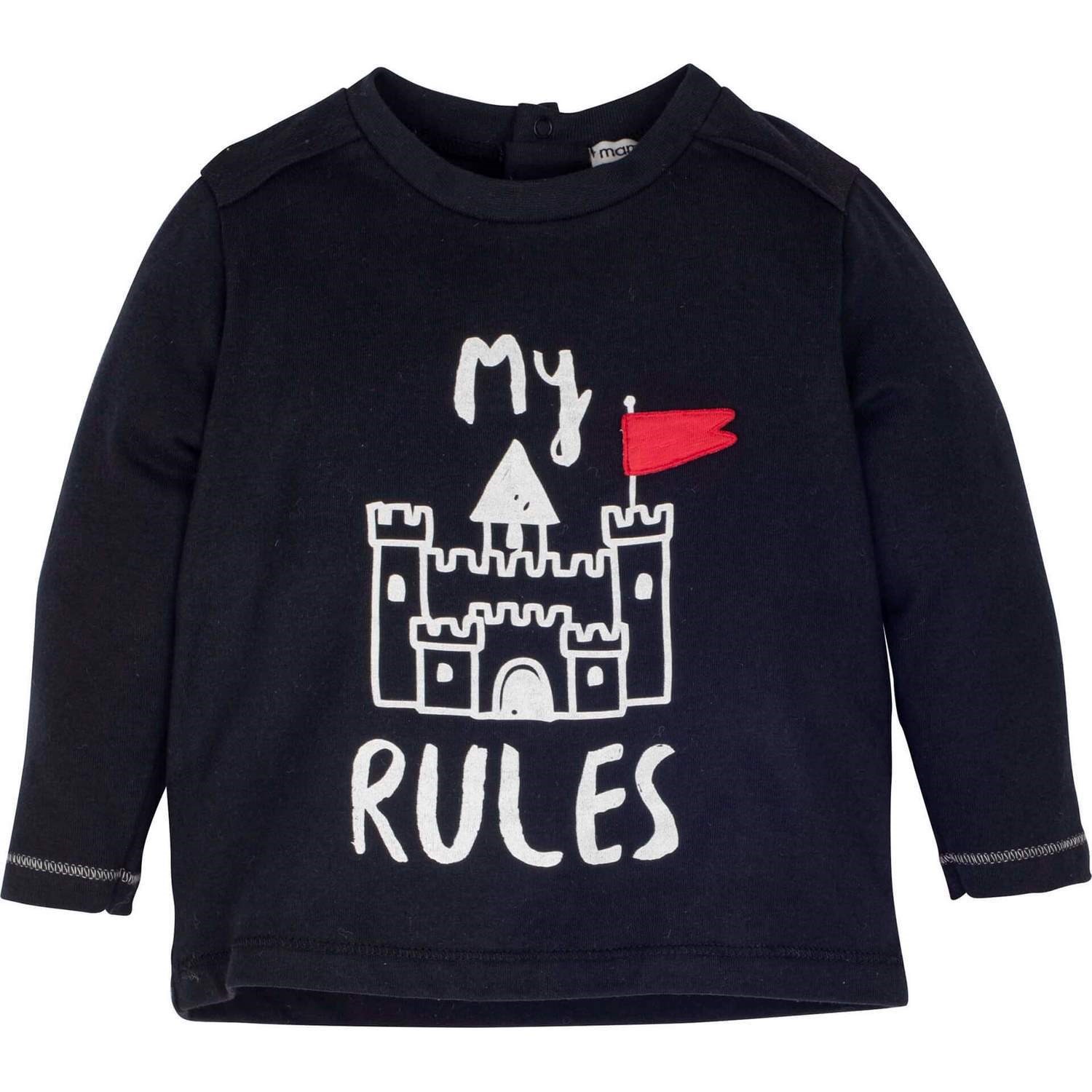 Mamino Baskılı Bebek Sweatshirt 12900 Lacivert