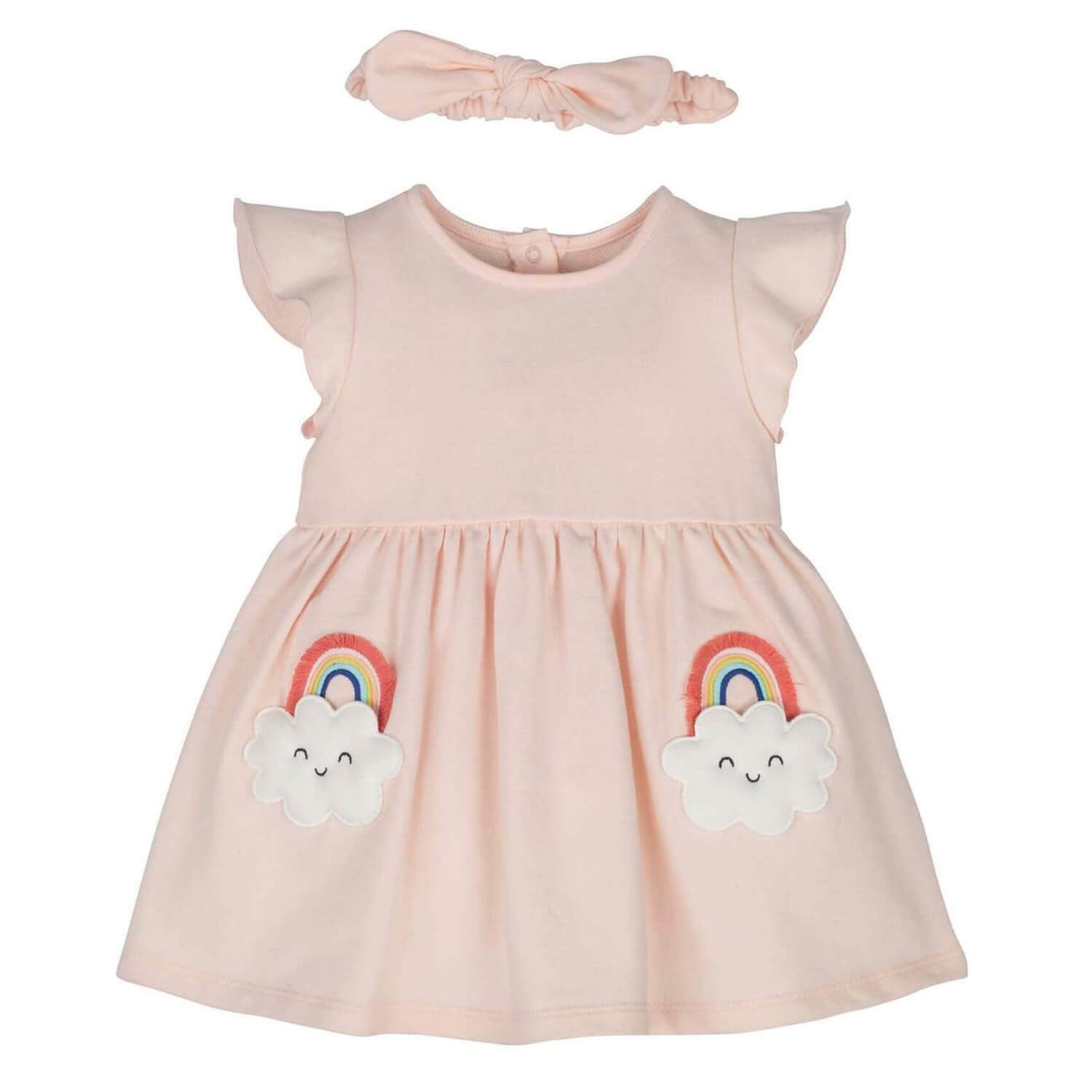 Mamino Bulut Bebek Elbisesi 13241 Somon