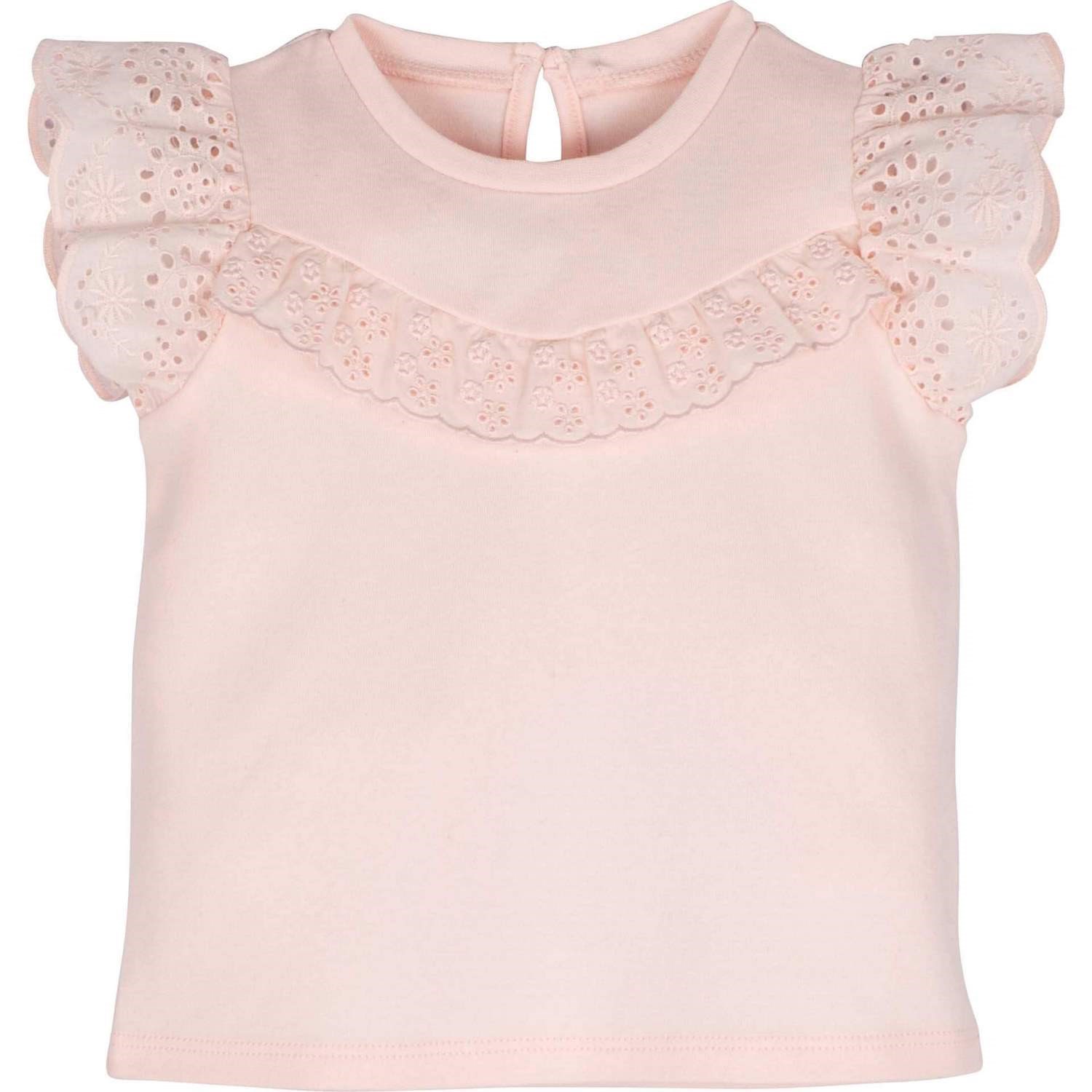 Mamino Dantelli Bebek Tshirt 13514 Pudra