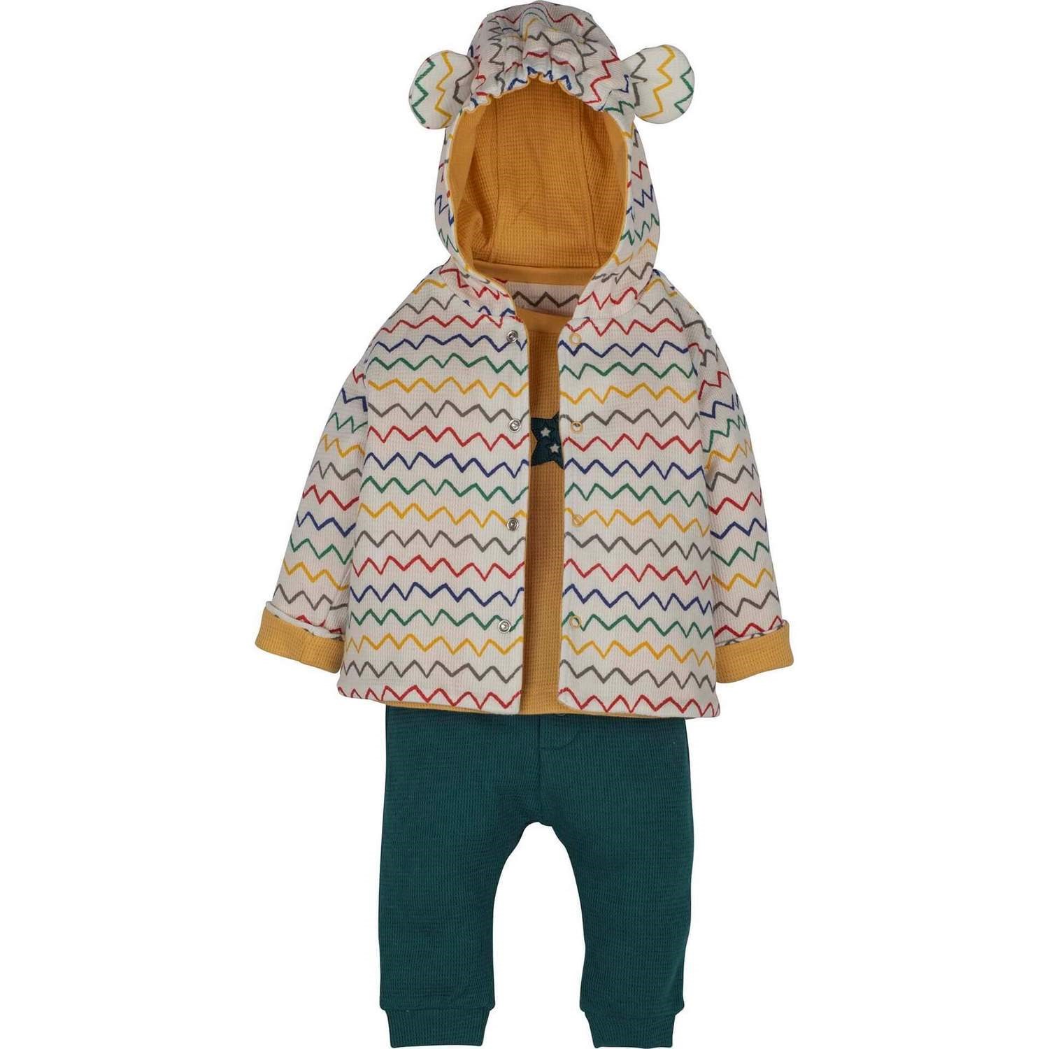 İdil Baby Hırkalı Bebek Takımı 13603 Sarı-Yeşil