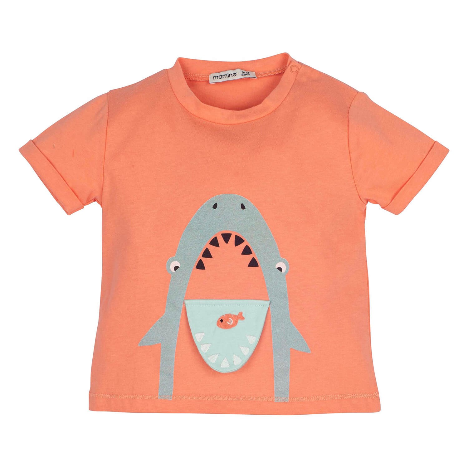 Mamino Köpek Balığı Bebek Tshirt 12920 Yavruağzı