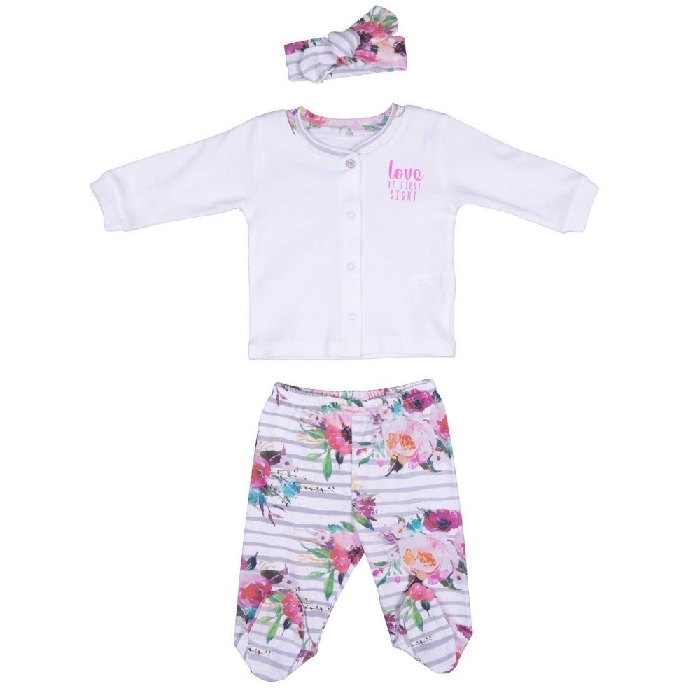 Bebepan Garden Bebek Pijama Takımı 2029 Çok Renkli