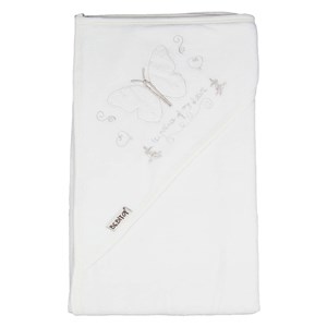 Bebitof Kelebek Bebek Banyo Havlusu 43145 Ekru