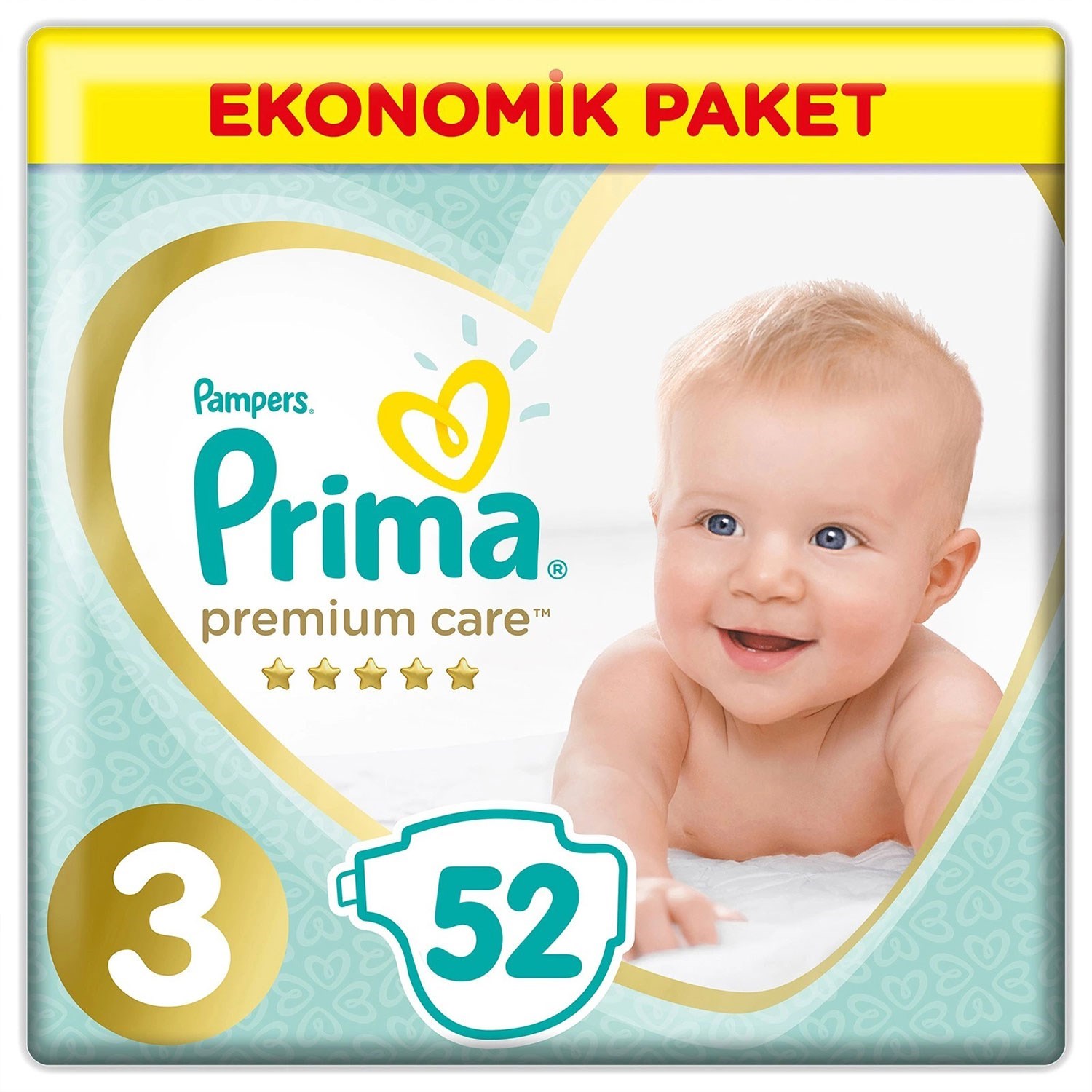 Prima Bebek Bezi Premium Care 3 Ekonomik Paket 6-10 Kg 