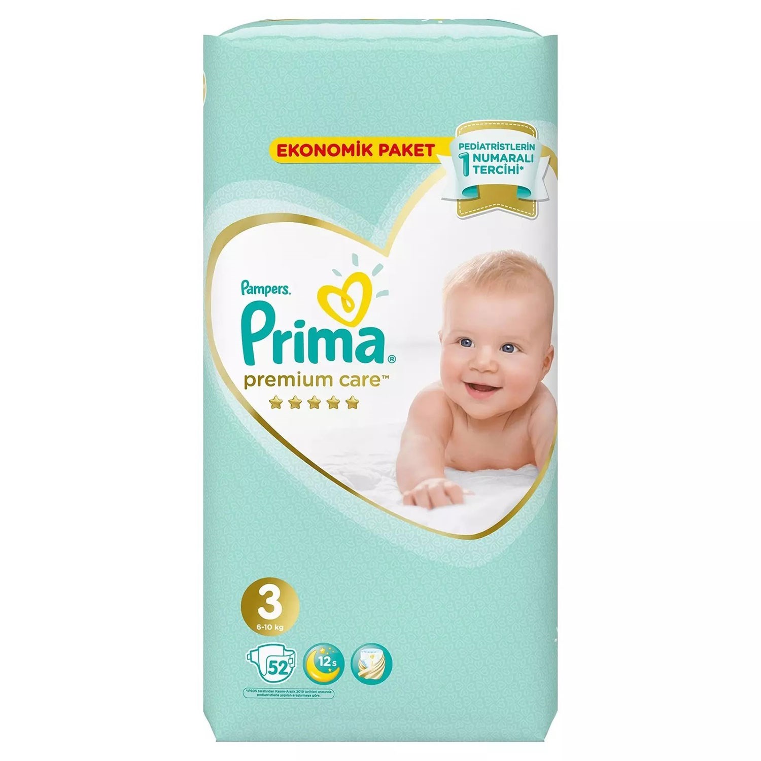 Prima Bebek Bezi Premium Care 3 Ekonomik Paket 6-10 Kg 