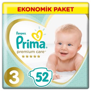 Prima Bebek Bezi Premium Care 3 Ekonomik Paket 6-10 Kg 