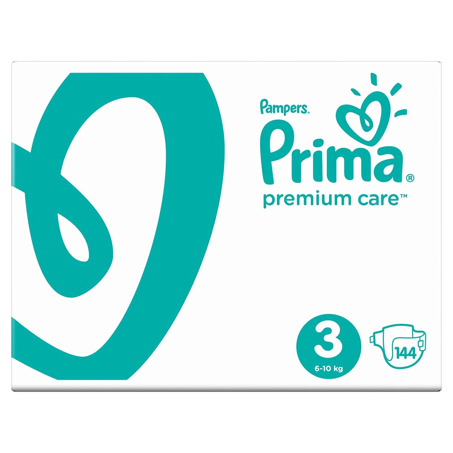 Prima Bebek Bezi Premium Care 3 Beden Aylık Paket 6- 10 kg 144'lü 