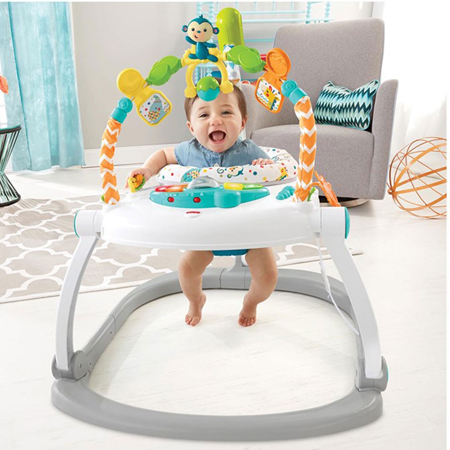 Fisher Price Renk Karnavalı Katlanabilir Jumperoo 
