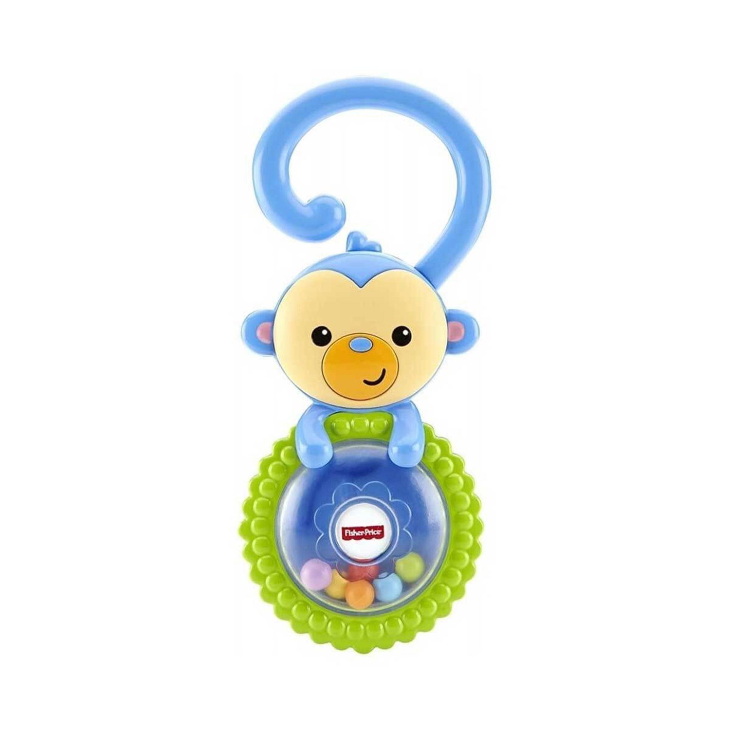 Fisher Price Neşeli Arkadaş Dişlik ve Çıngıraklar Mavi-Yeşil
