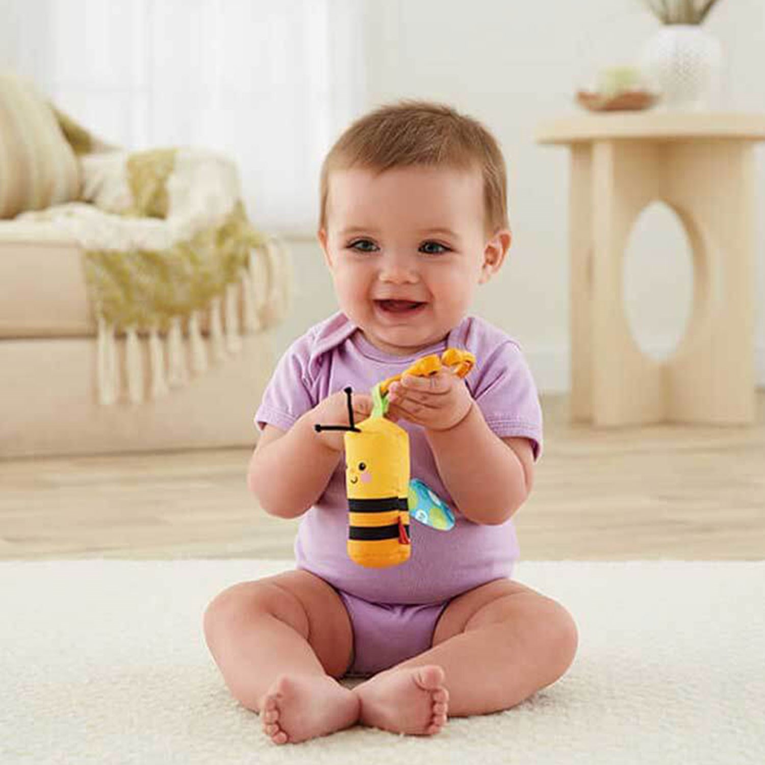 Fisher Price Neşeli Arkadaş Dişlik ve Çıngıraklar Sarı