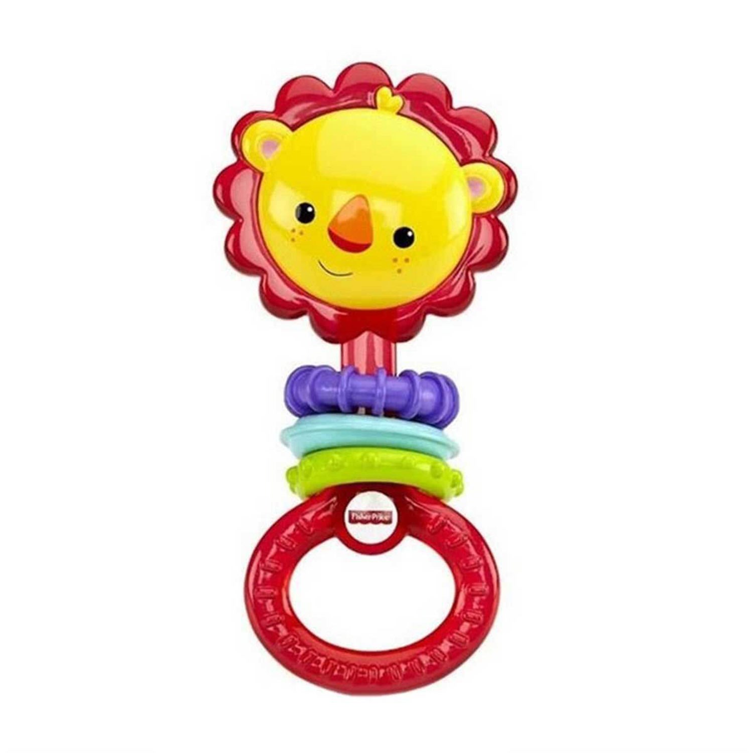 Fisher Price Neşeli Arkadaş Dişlik ve Çıngıraklar Sarı-Kırmızı